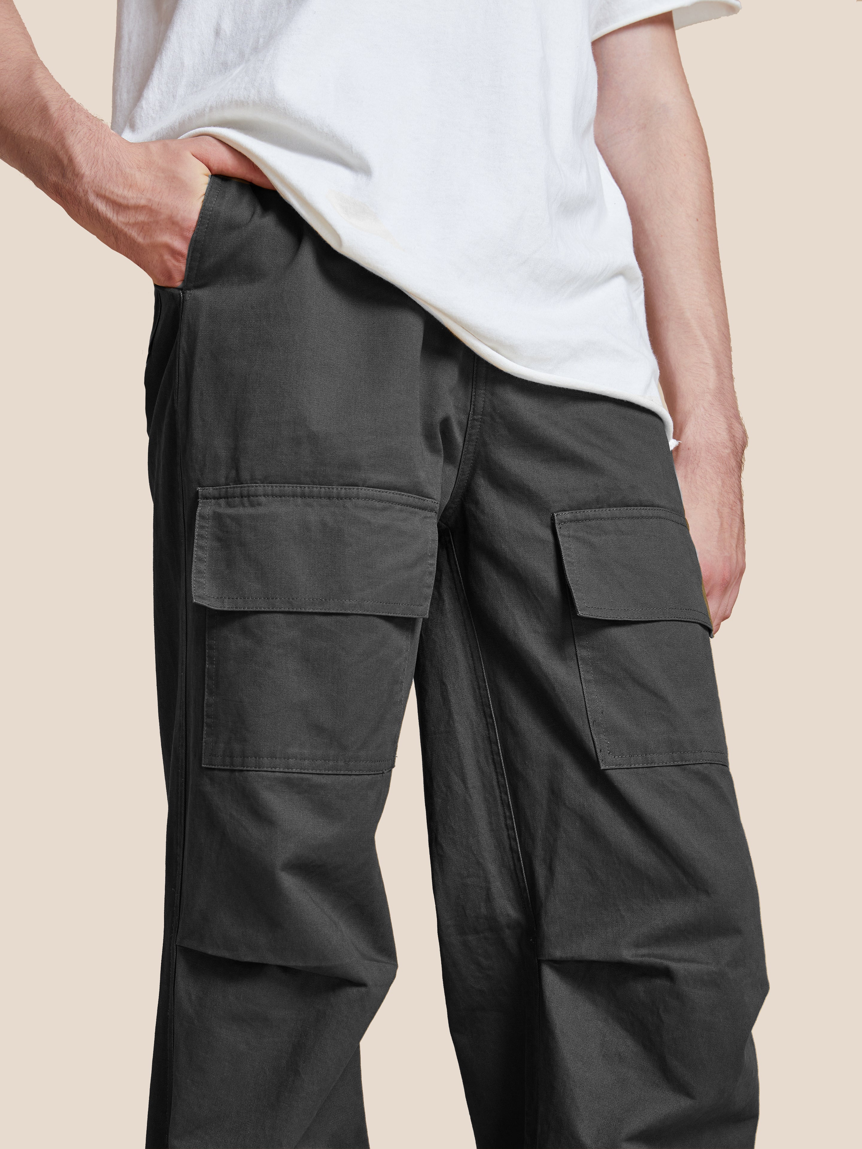 Parachute Cargo Twill Pants | Modern Menswear by yycbvcnbmmnbm