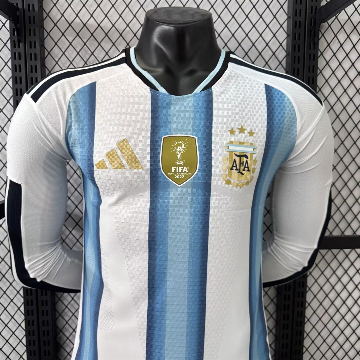 AlphaJersey-Argentina 2026 Home Long Sleeves Jersey - Player Version