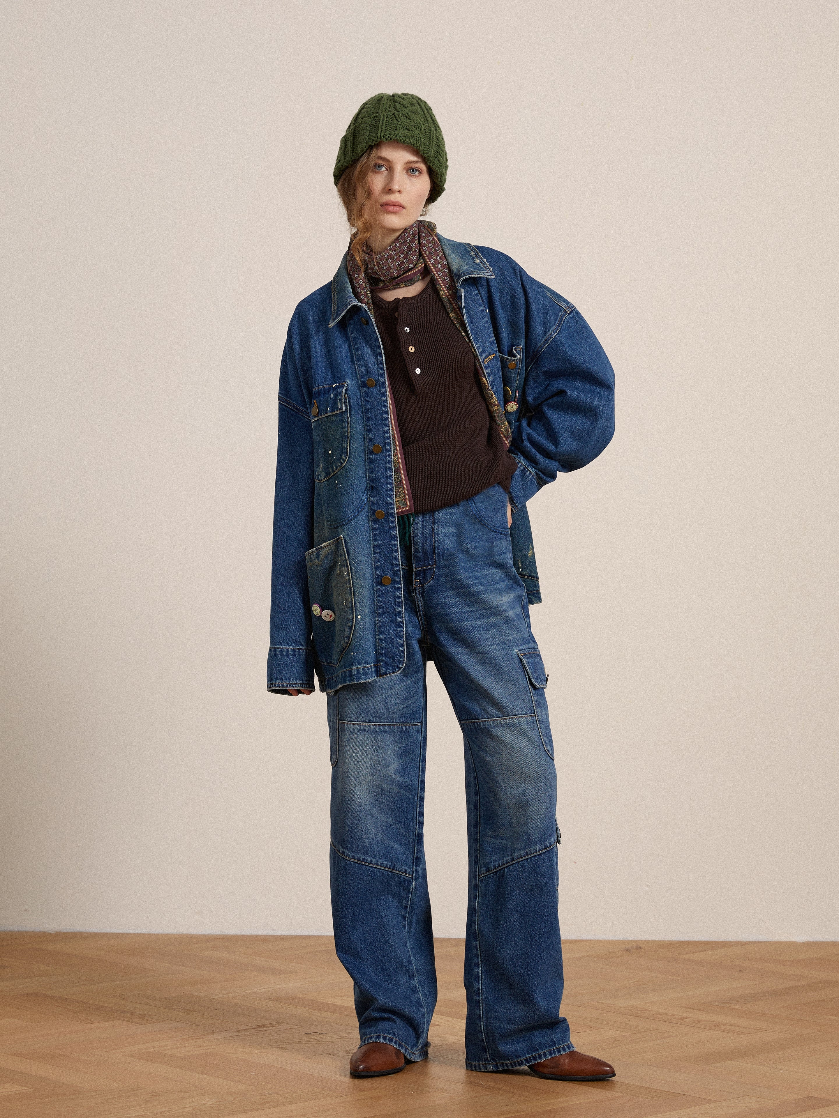 Siwa Cargo Paneled Jeans | Modern Menswear by yycbvcnbmmnbm