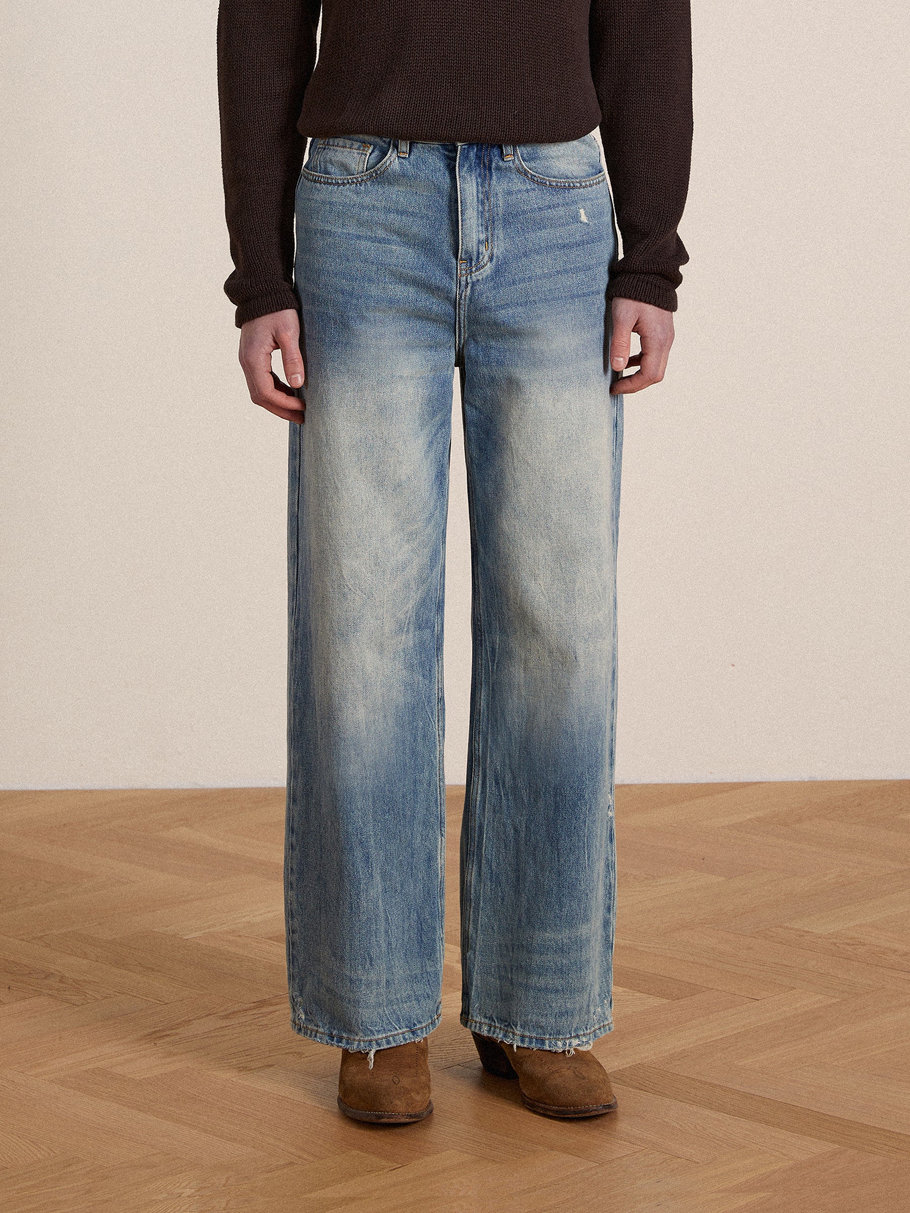 Lacy Baggy Jeans | Modern Menswear by yycbvcnbmmnbm