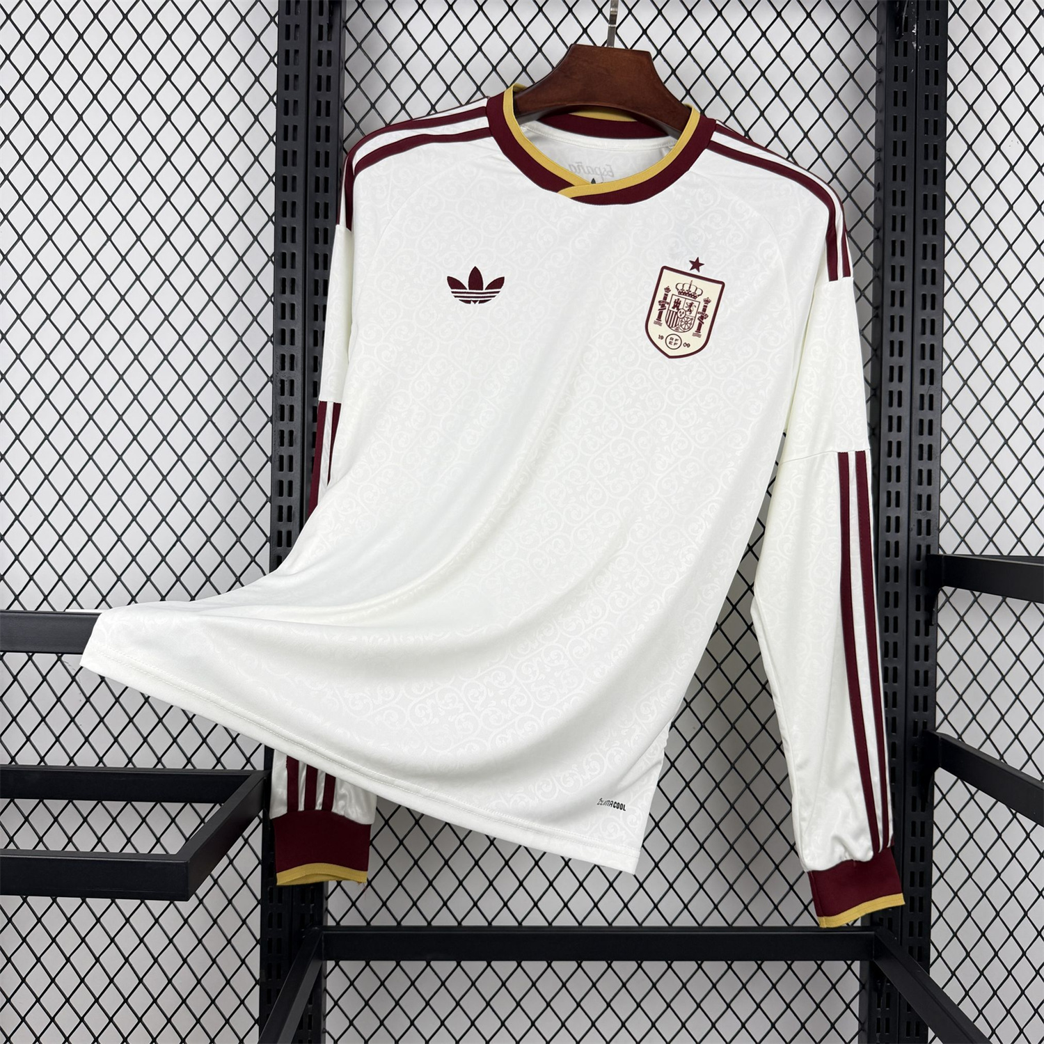 AlphaJersey-Spain 2026 Away Long Sleeves Jersey - Fans Version
