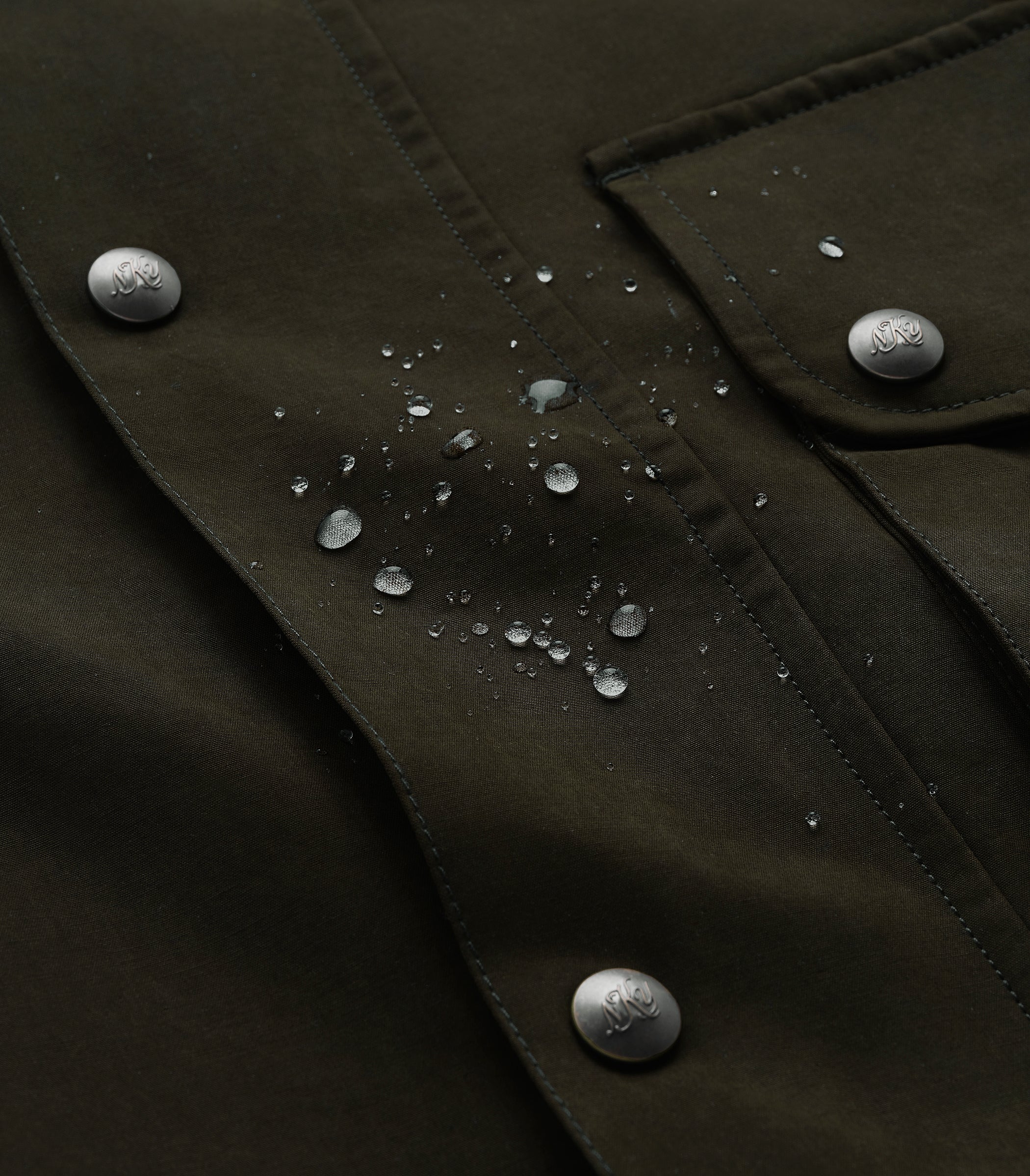 Bay Waxed Cotton & Nylon Jacket | Modern Menswear by yycbvcnbmmnbm
