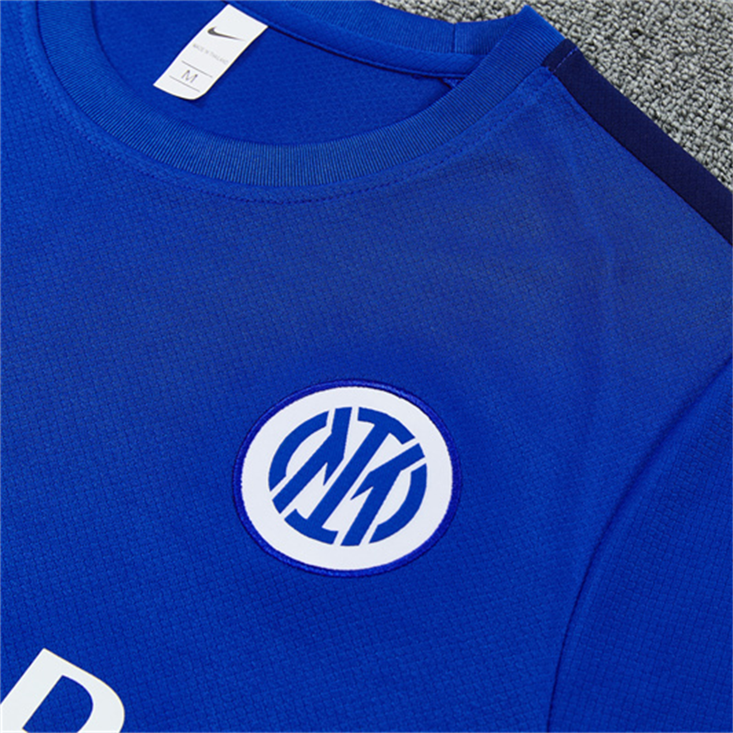 AlphaJersey-Inter Milan 26-27 Short-Sleeve Training Set - Ocean Blue Top & Deep Blue Shorts
