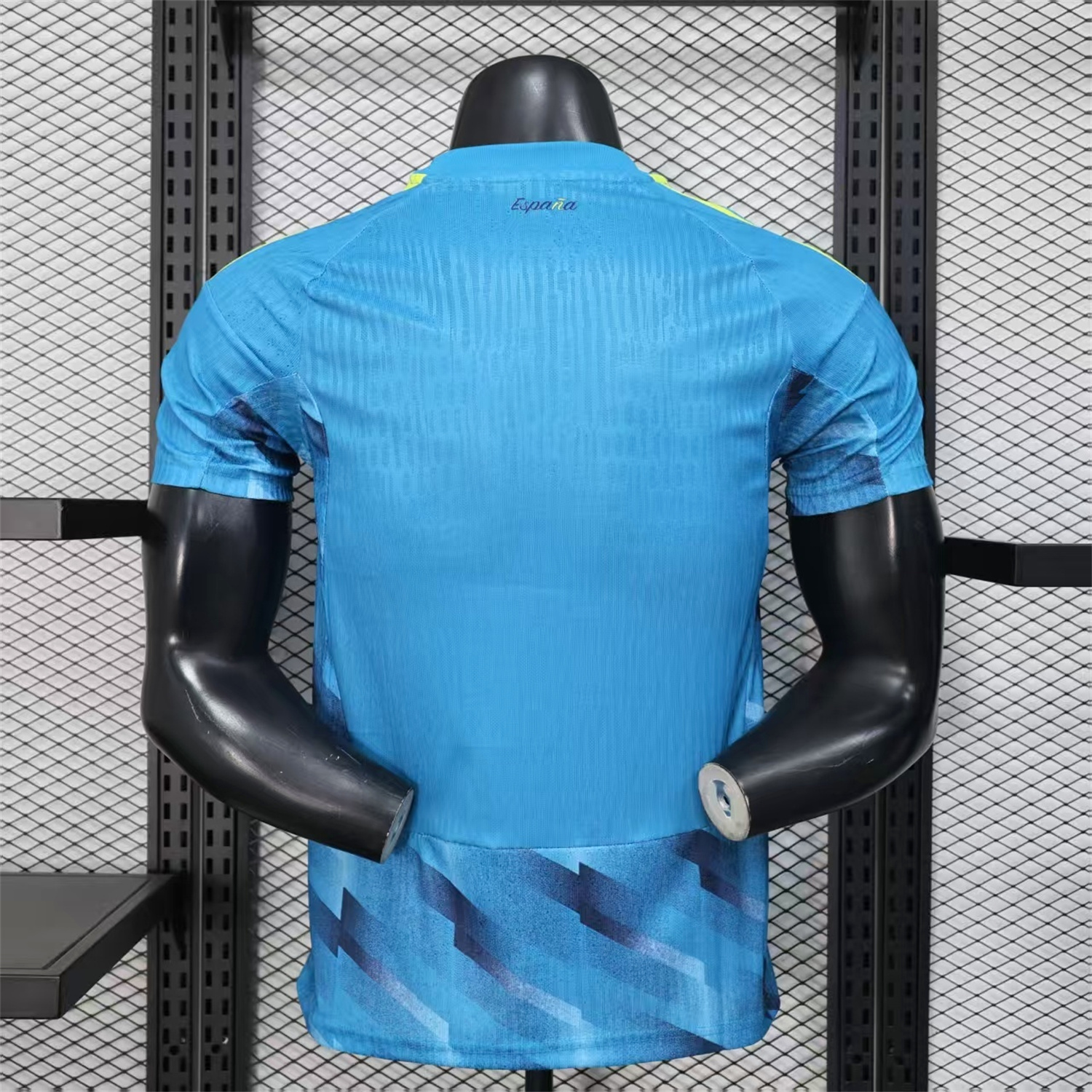 AlphaJersey-Spain 2026 Blue Goalkeeper Jersey - Player Version
