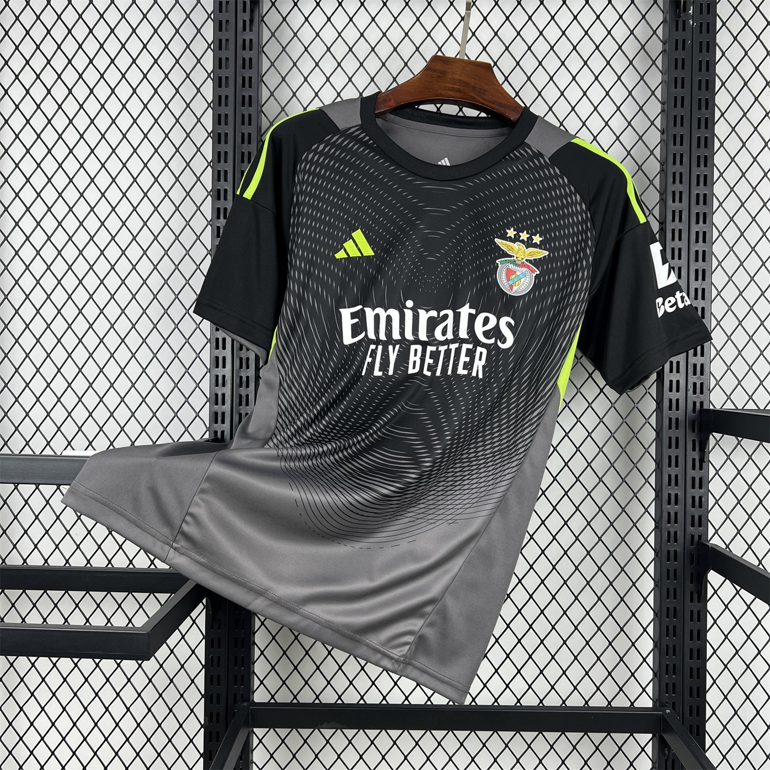 AlphaJersey-Benfica 25-26 Black Goalkeeper Jersey - Fans Version