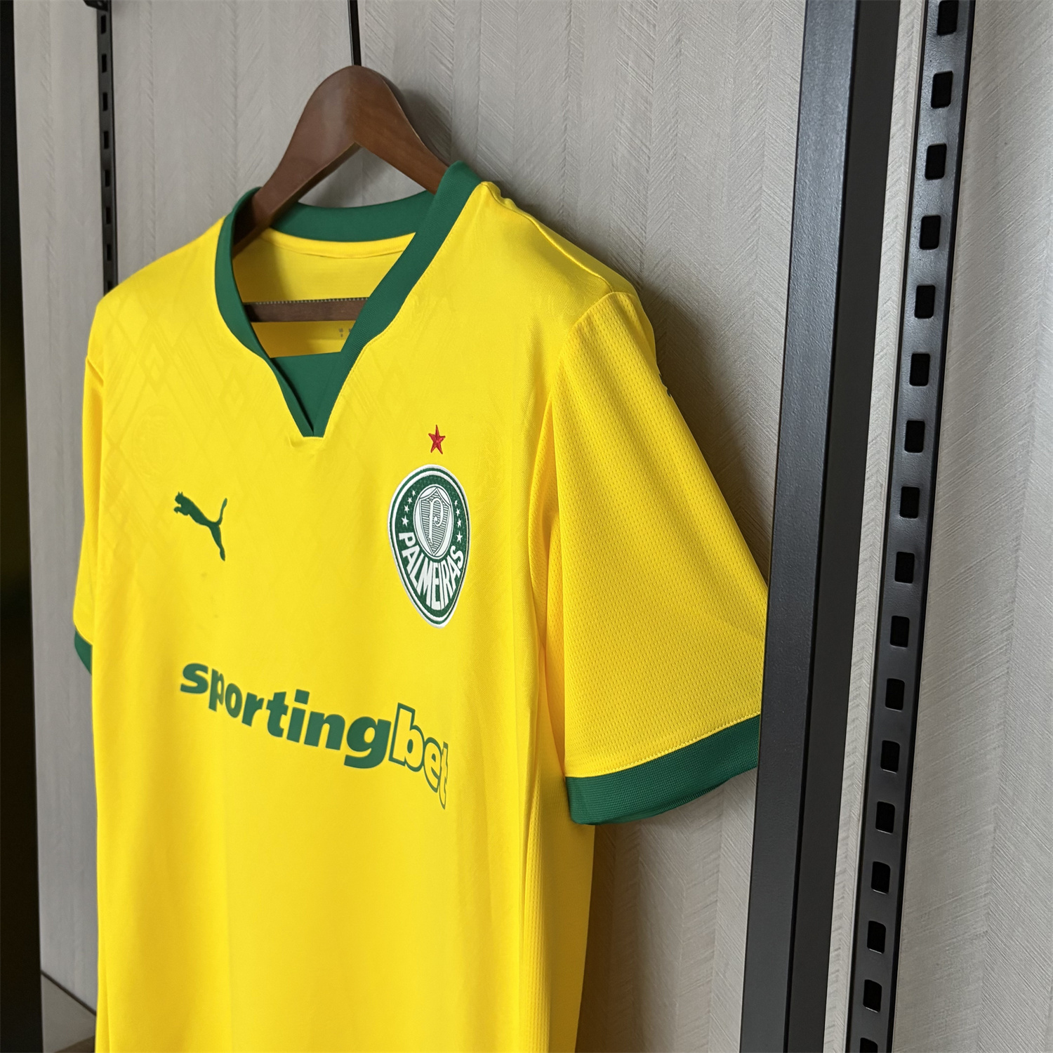 AlphaJersey-Palmeiras 25-26 Third Yellow Jersey - Fans Version