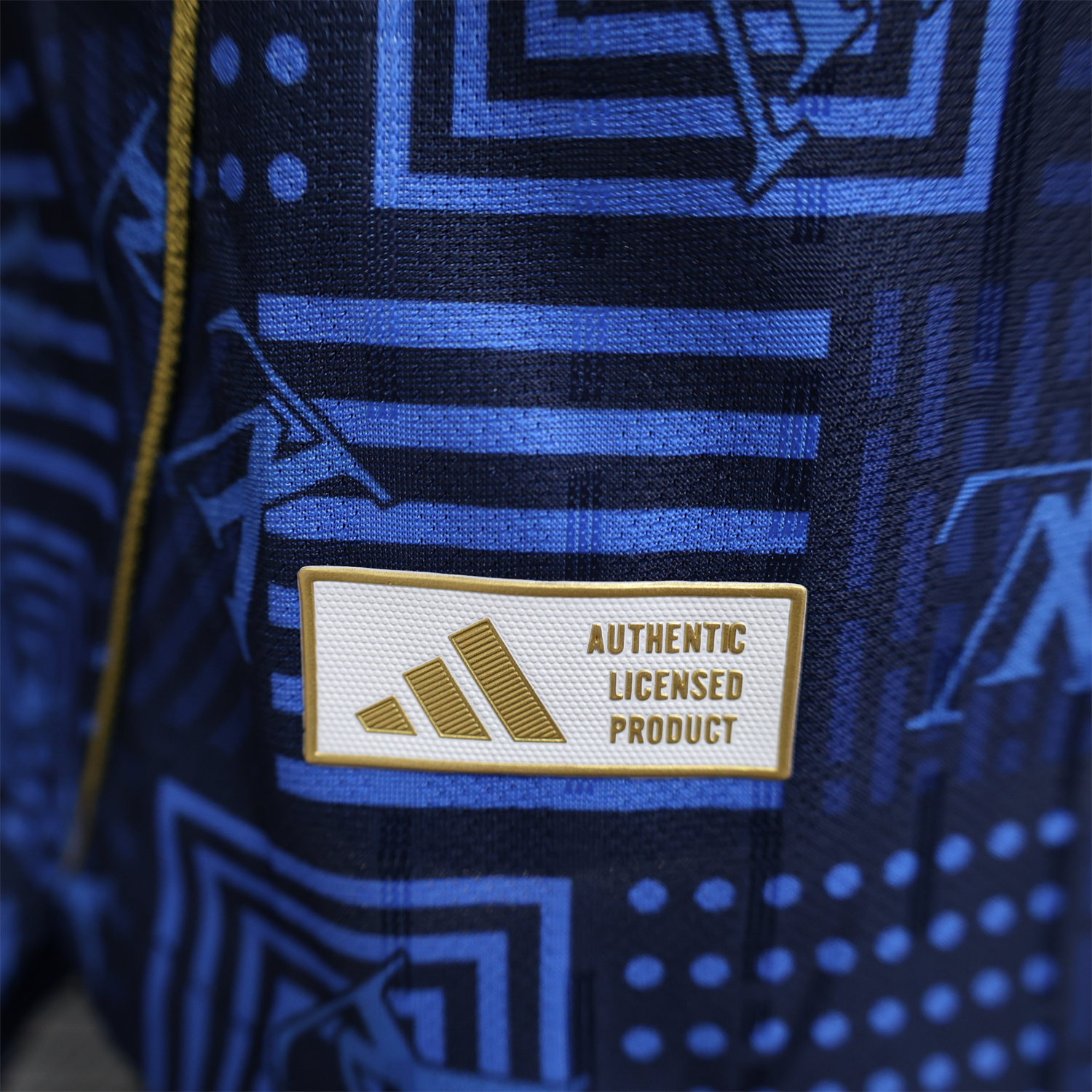 AlphaJersey-Real Madrid 25-26 Blue Gold Special Edition Jersey - Player Version