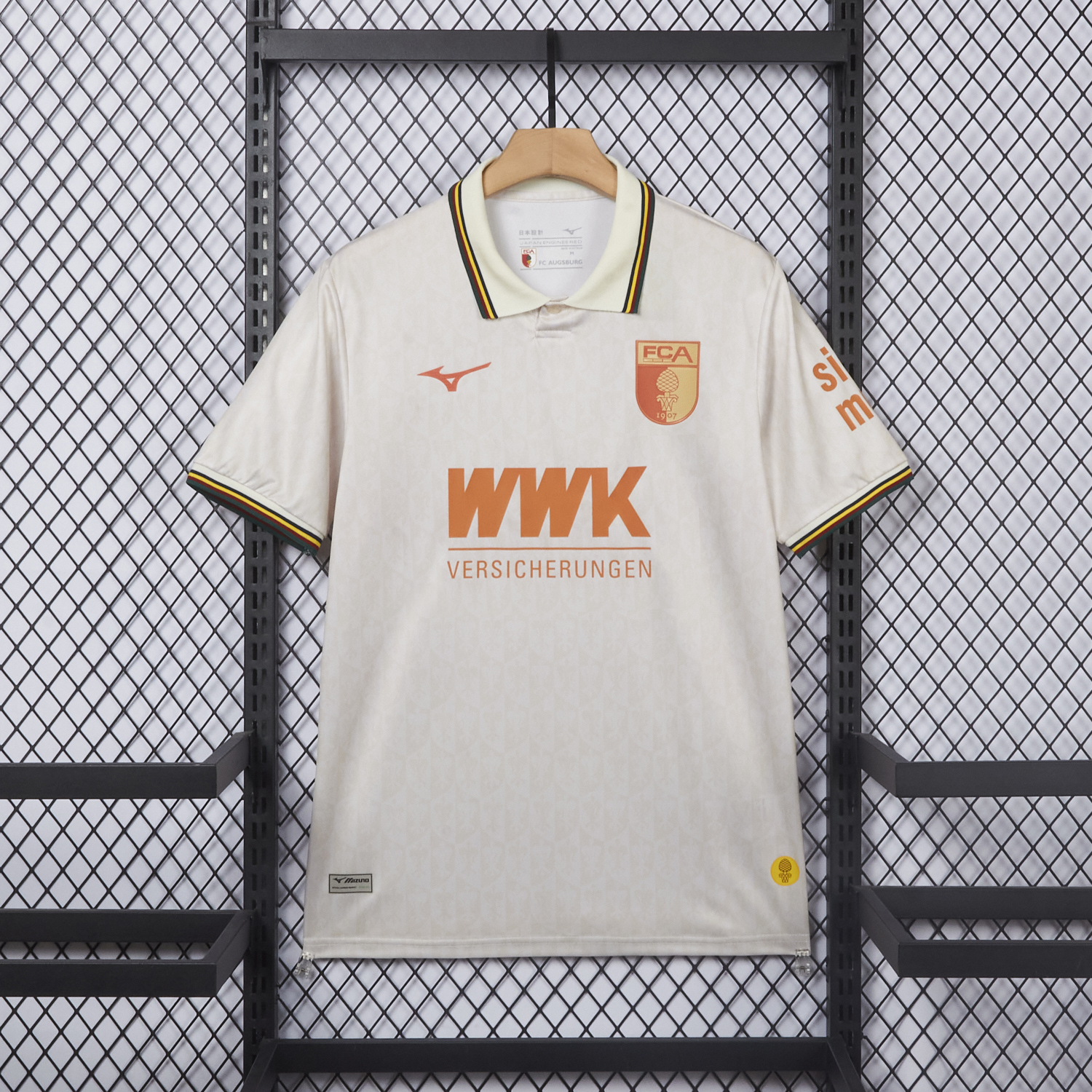 AlphaJersey-Augsburg 25-26 Pale Yellow Special Jersey - Fans Version