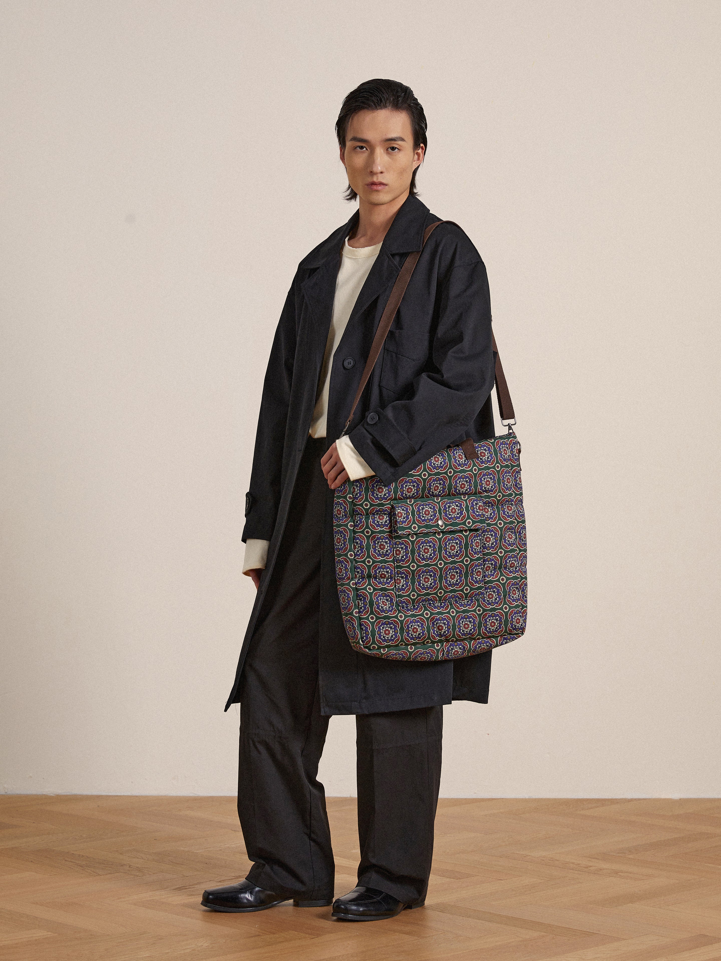Pine Mosaic Bag | Modern Menswear by yycbvcnbmmnbm