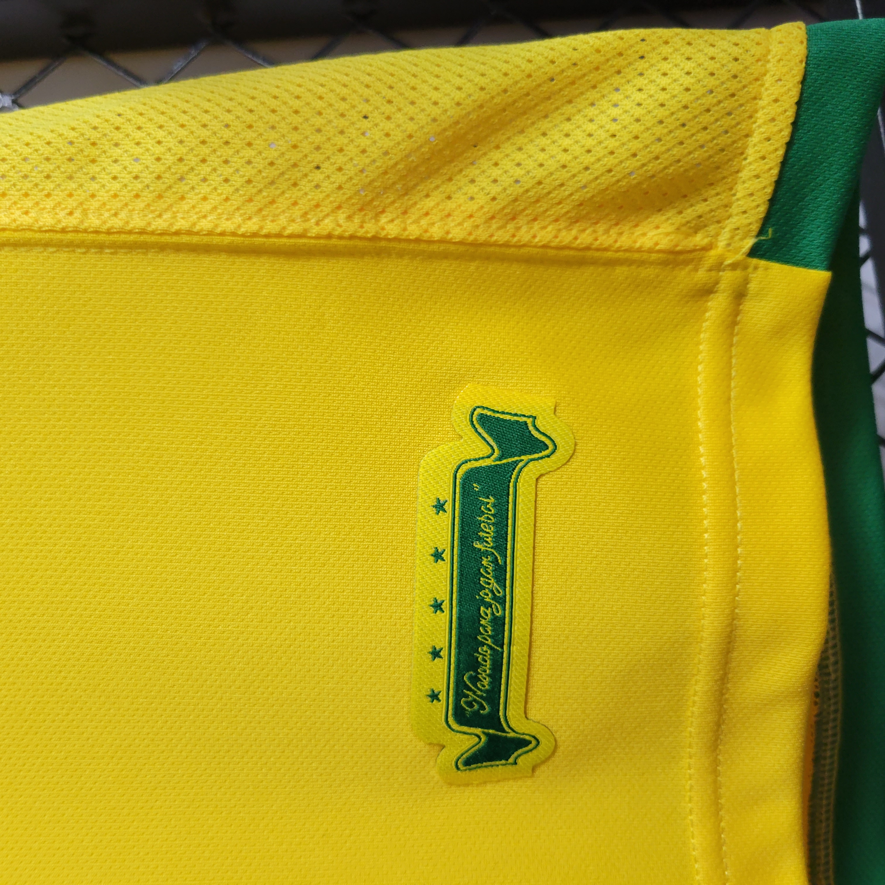 AlphaJersey-Retro Brazil 2006 Home Stadium Jersey