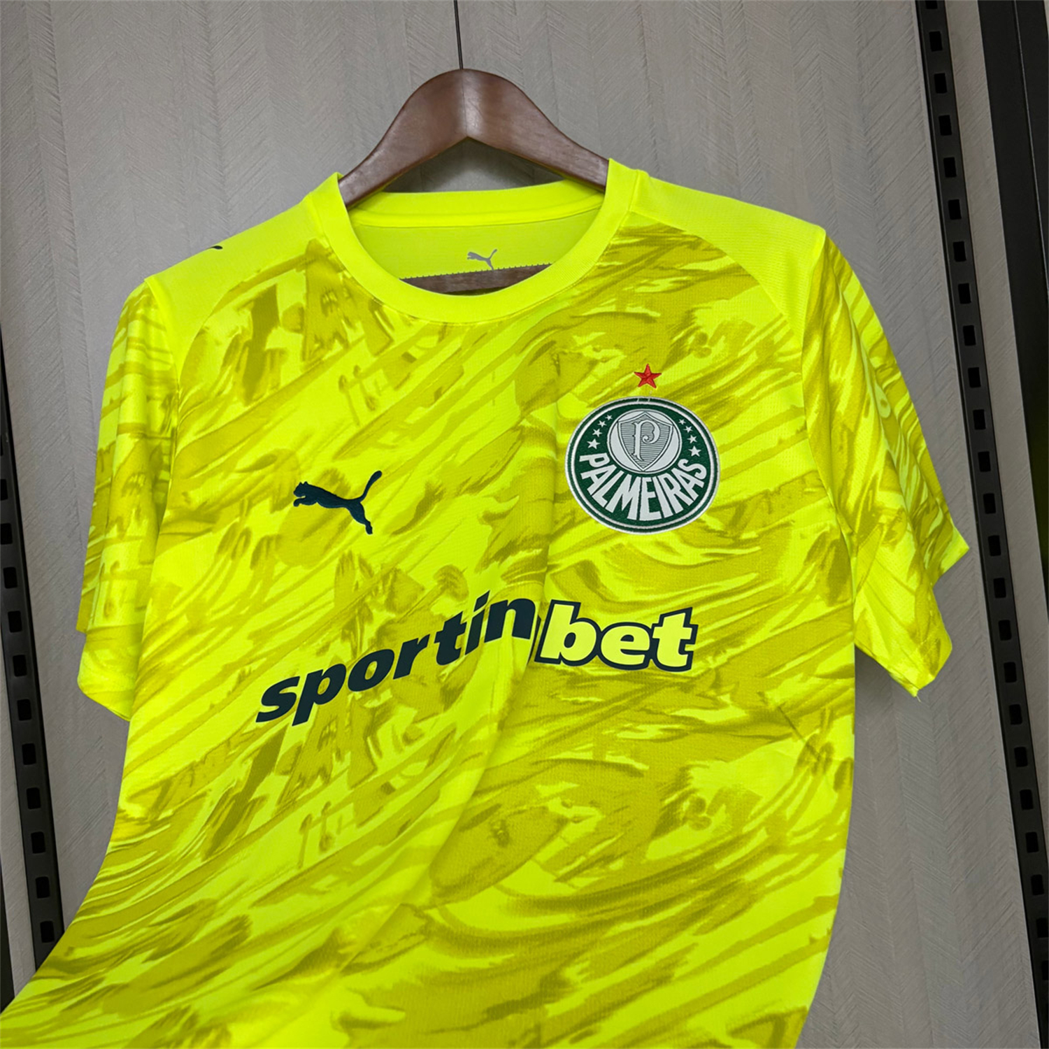 AlphaJersey-Palmeiras 26-27 Yellow Goalkeeper Jersey - Fans Version