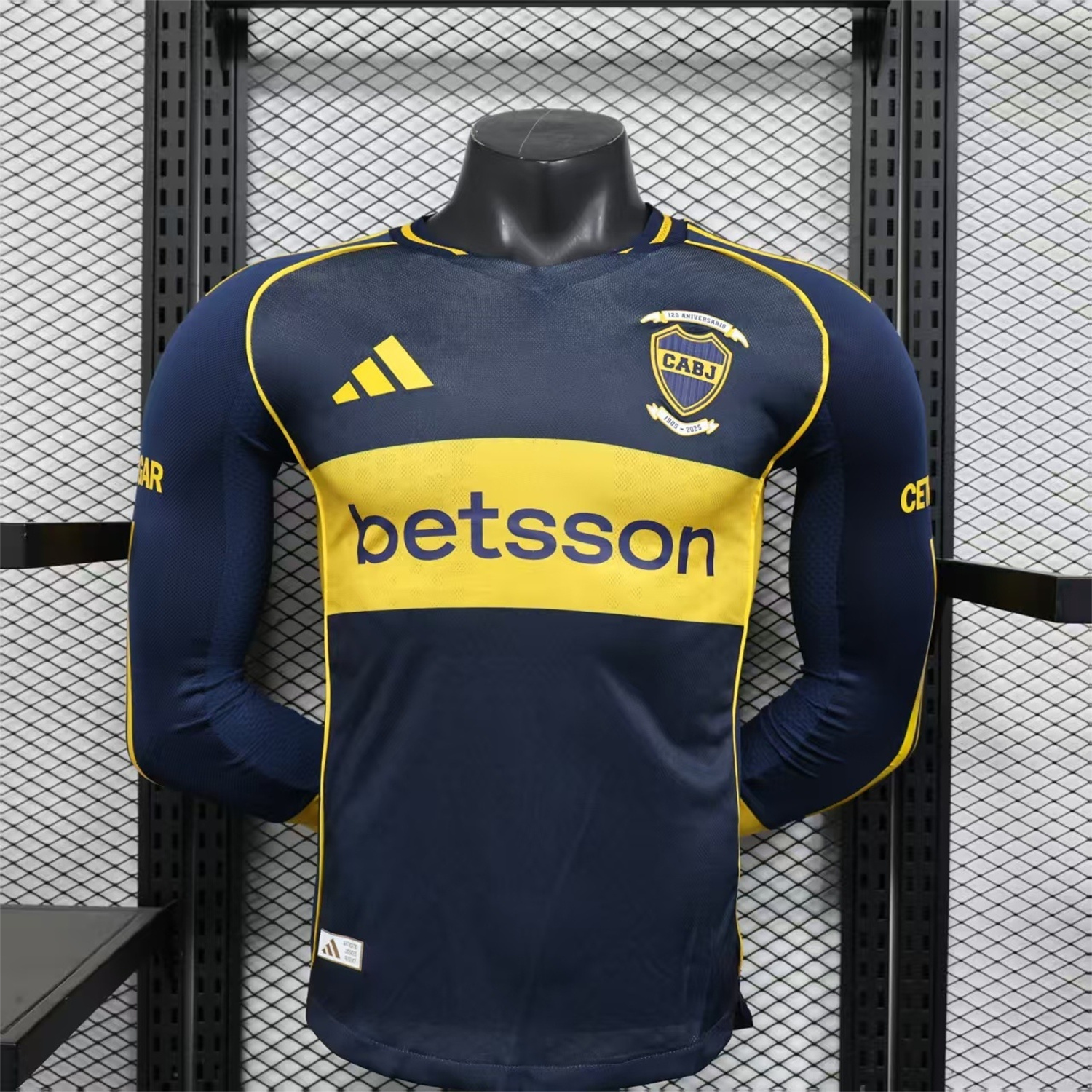 AlphaJersey-Boca Juniors 25-26 Home Long Sleeves Jersey - Player Version