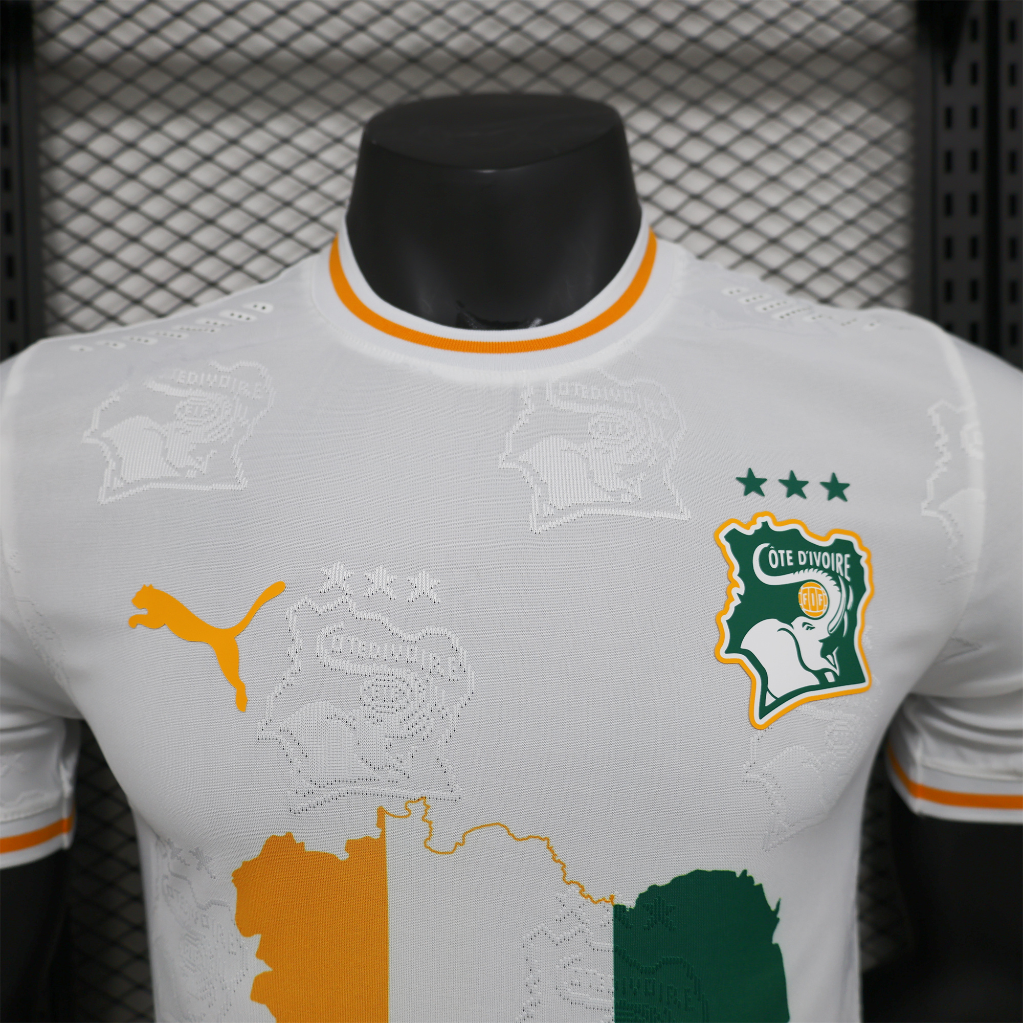 AlphaJersey-Ivory Coast 2024 White Special Edition Jersey - Player Version