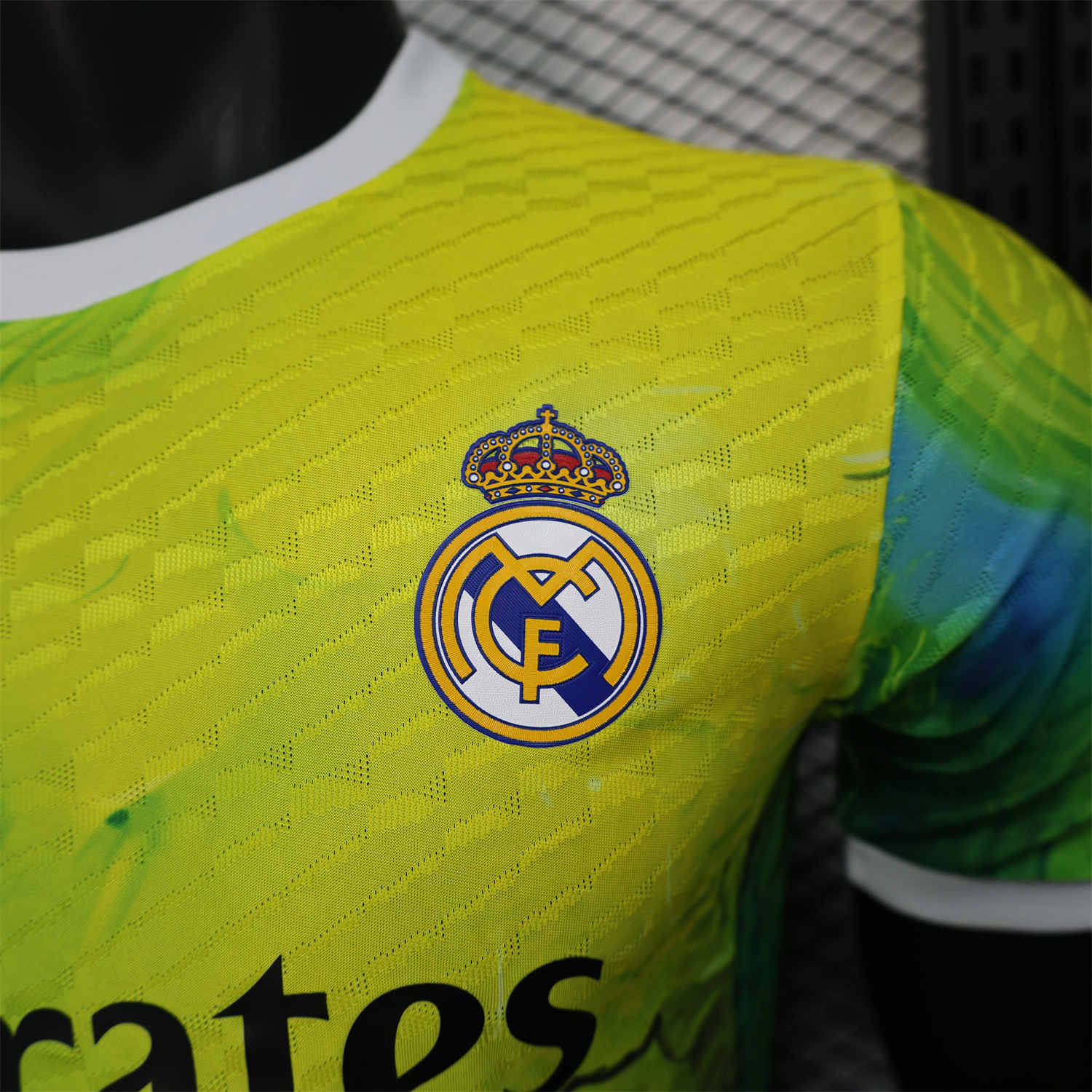 AlphaJersey-Real Madrid 25-26 Green & Yellow Special Edition Jersey - Player Version