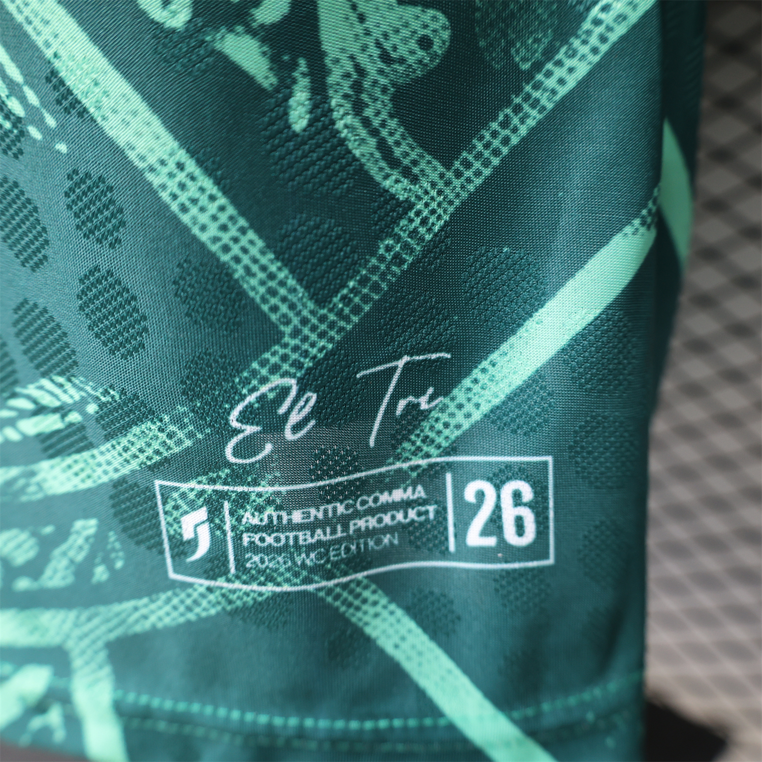 AlphaJersey-Mexico 2026 Green Totem Special Jersey - Player Version