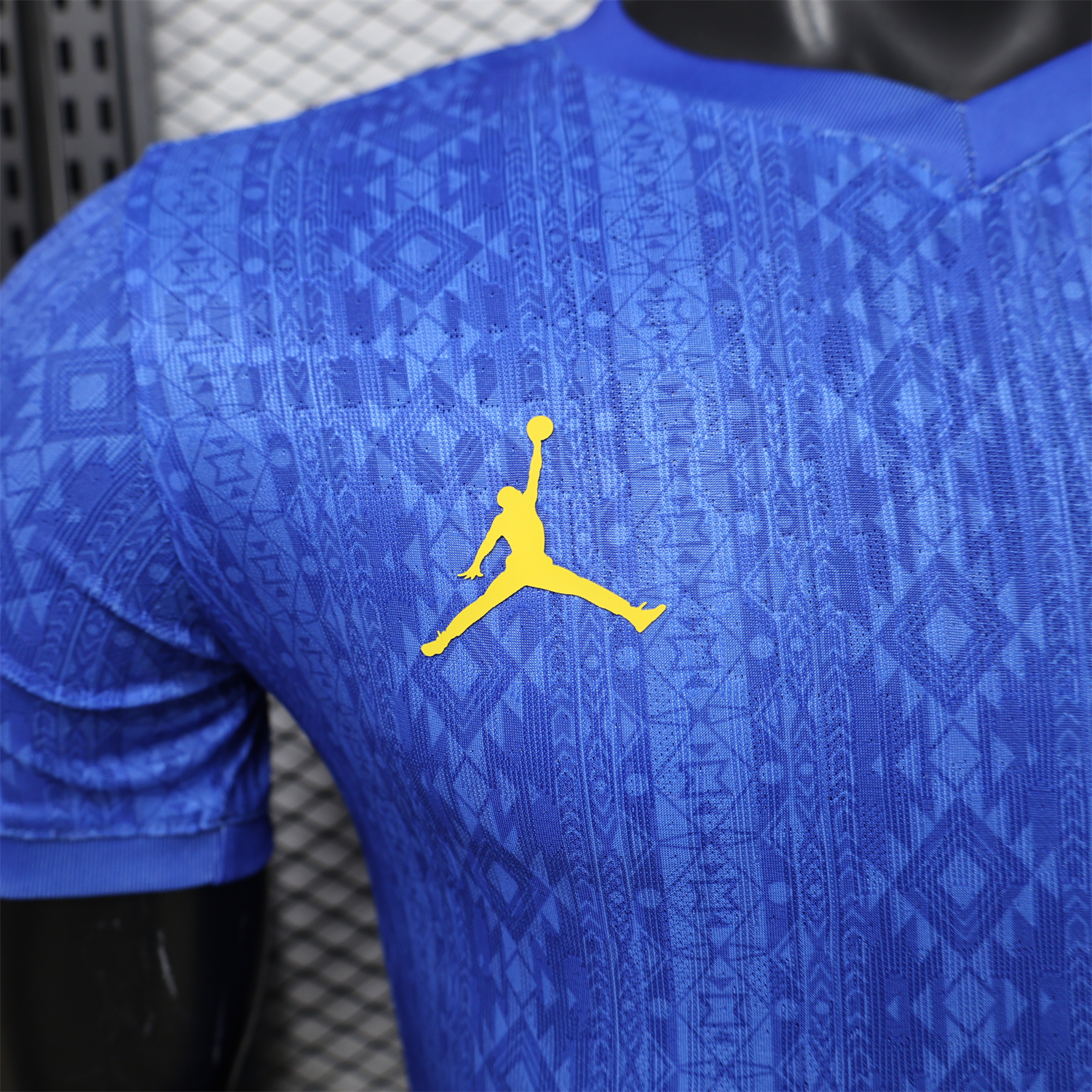 AlphaJersey-Brazil 2026 Diamond Texture Blue Special Jersey - Player Version