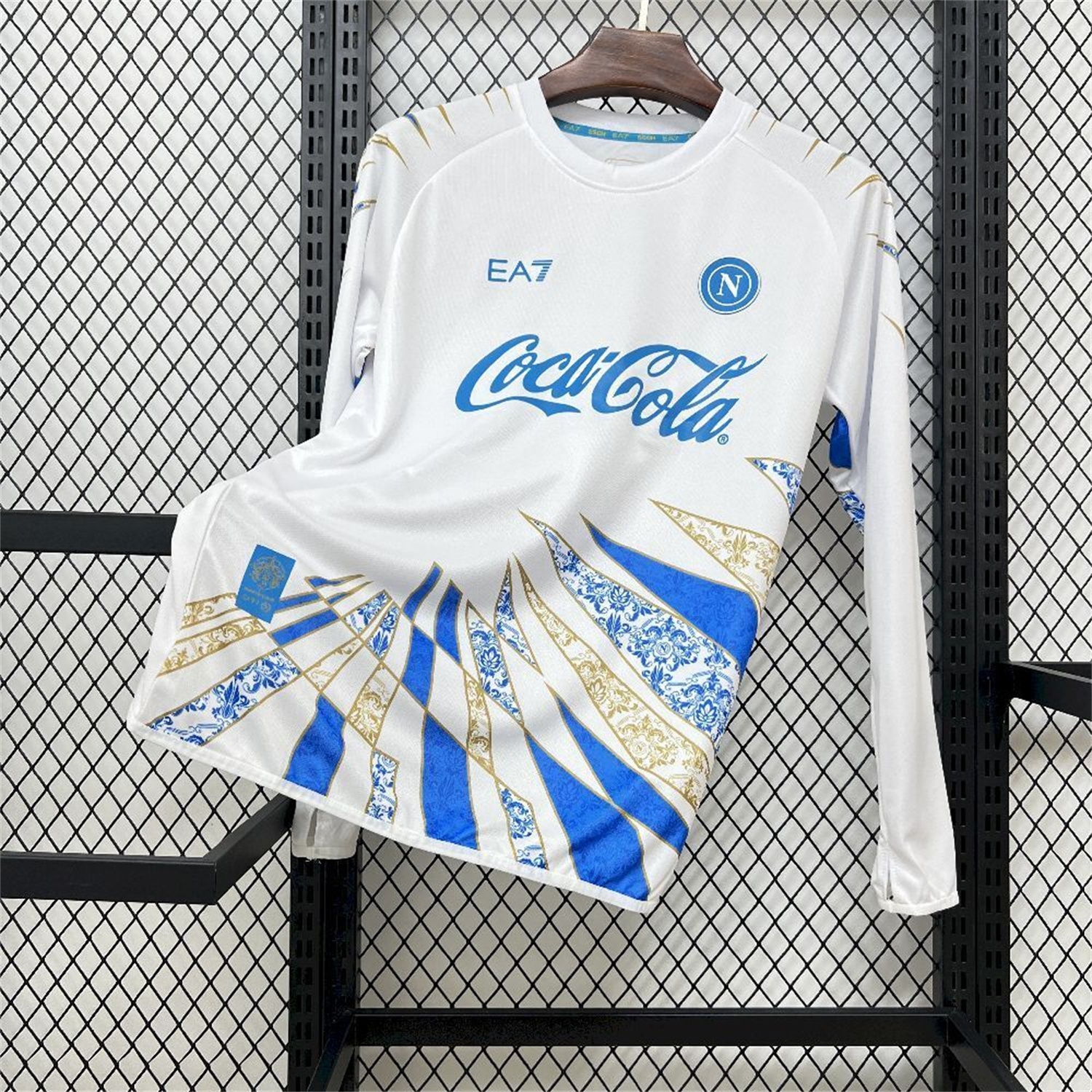 AlphaJersey-Napoli 25-26 CocaCola White Special Jersey - Fans Version