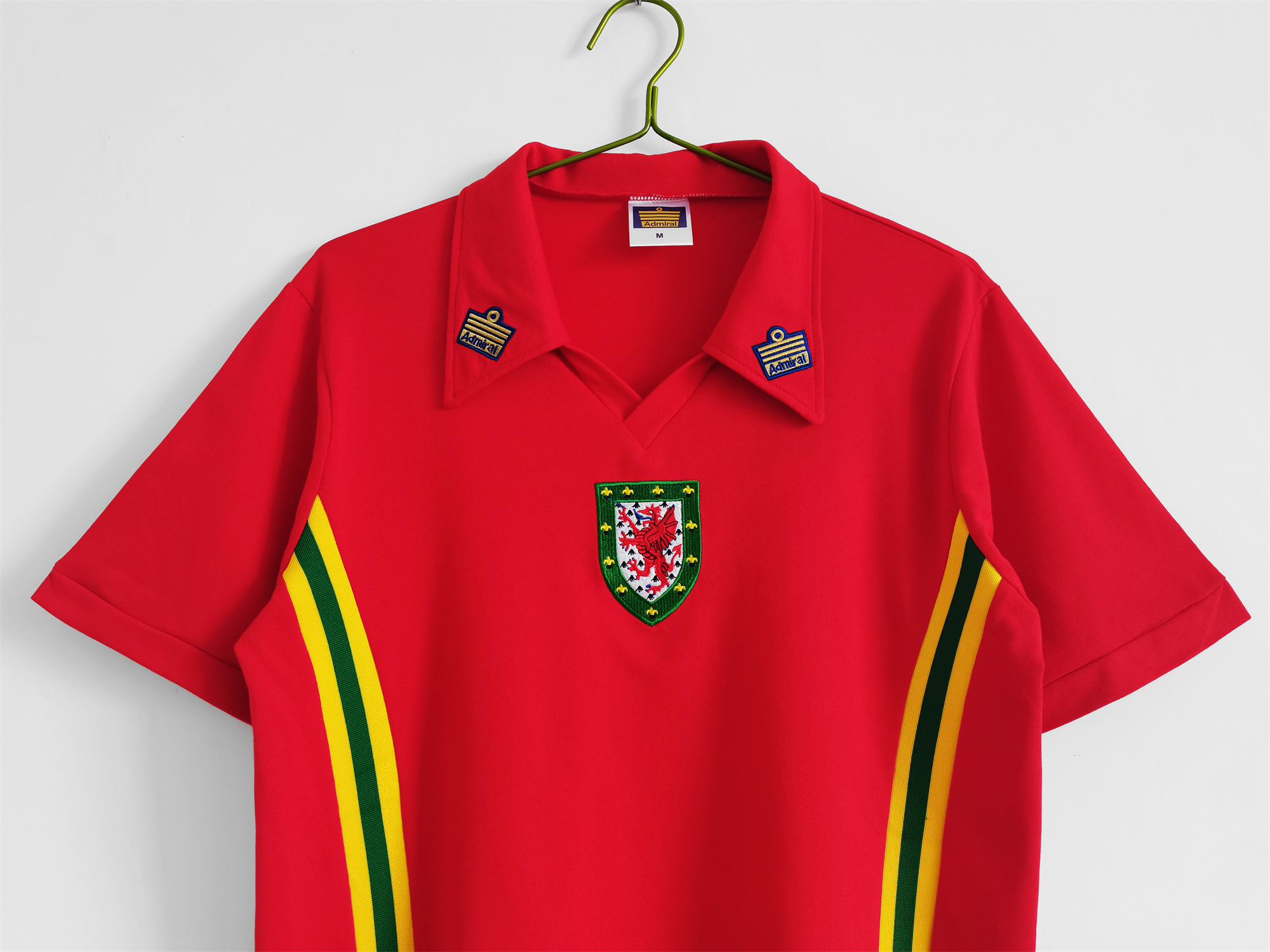AlphaJersey-Retro Wales 1976 Home Stadium Jersey
