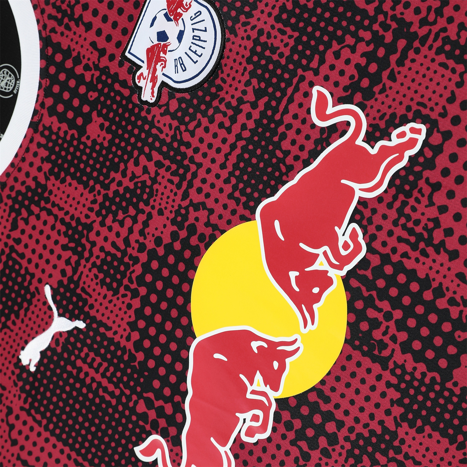 AlphaJersey-RB Leipzig 25-26 Short-Sleeve Training Set- Red Top & Black Shorts