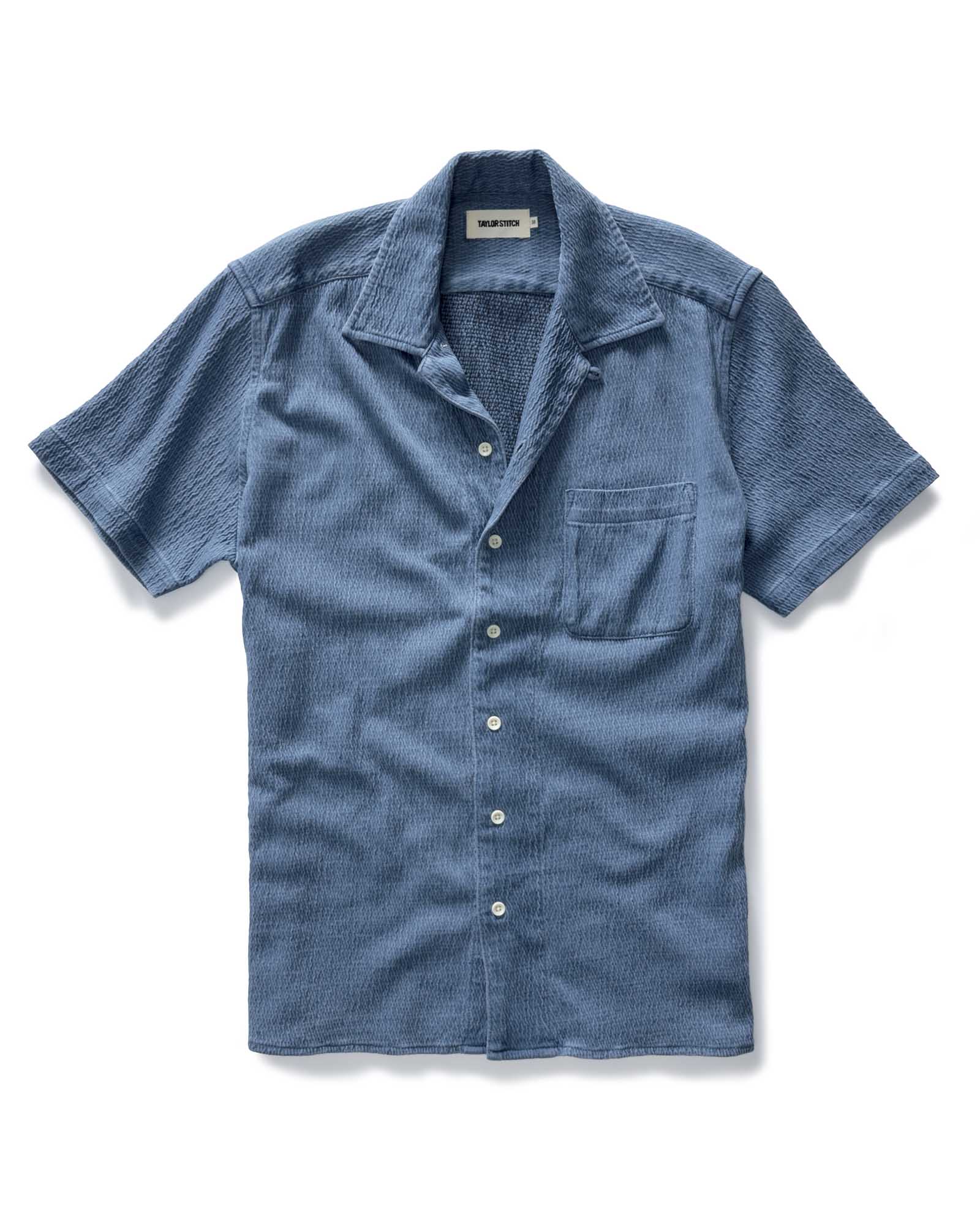 The Hawthorne Shirt in Washed Indigo Crepe | Modern Menswear by yycbvcnbmmnbm