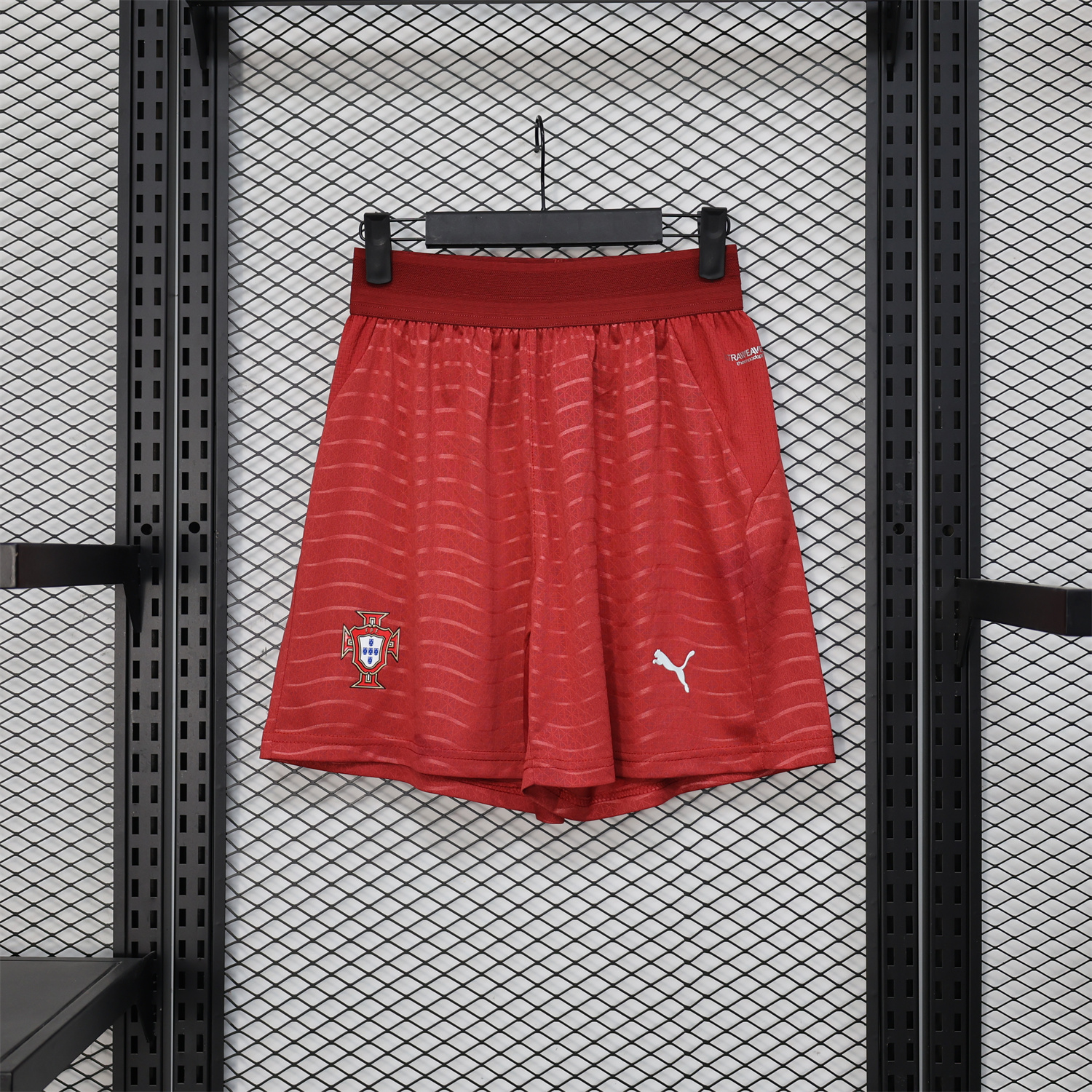 AlphaJersey-Portugal 2026 Home Red Shorts - Player Version