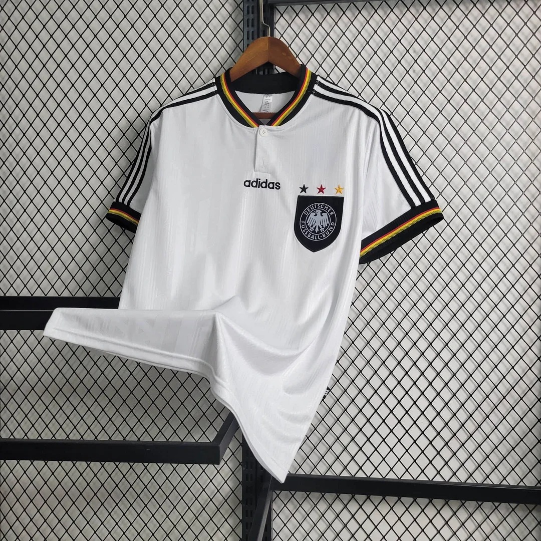 AlphaJersey-Retro Germany 1996 Home Stadium Jersey