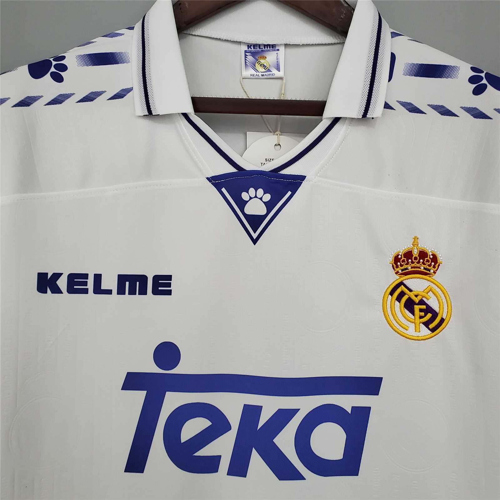 AlphaJersey-Real Madrid Retro 96-97 Home Stadium Jersey
