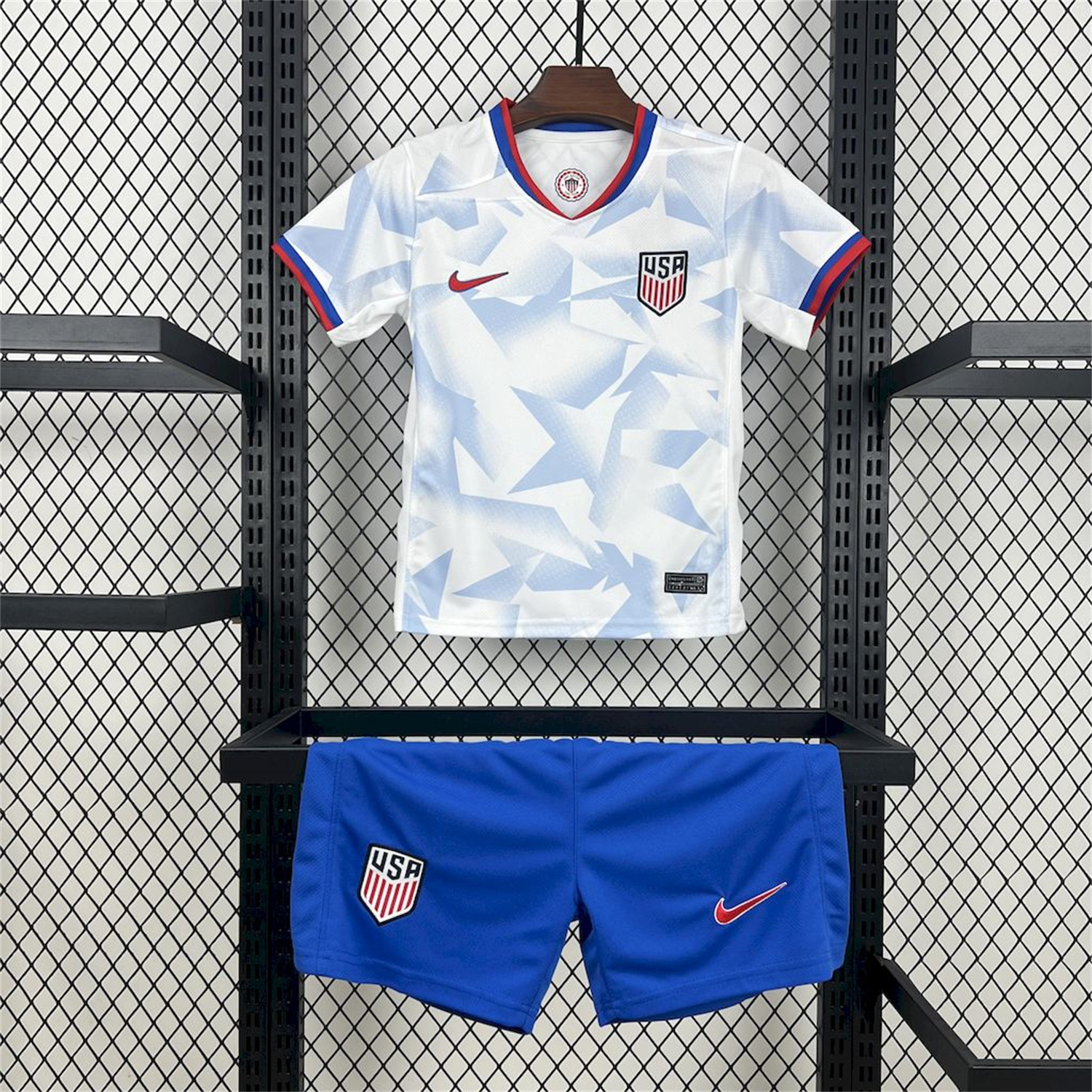 AlphaJersey-United States USA 25-26 Home White Kids Kit
