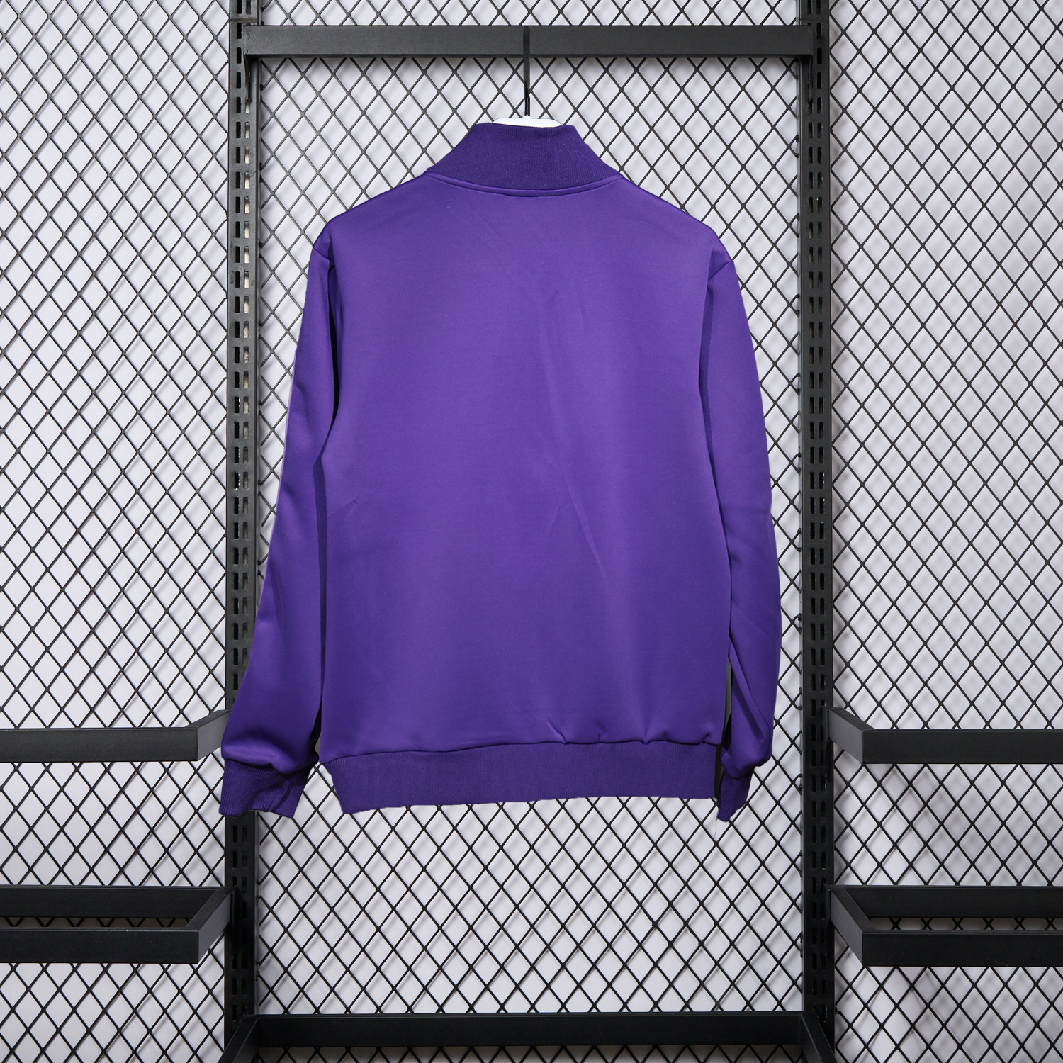 AlphaJersey-Real Madrid 25-26 White Lines Training Set - Purple Top and Purple Pants