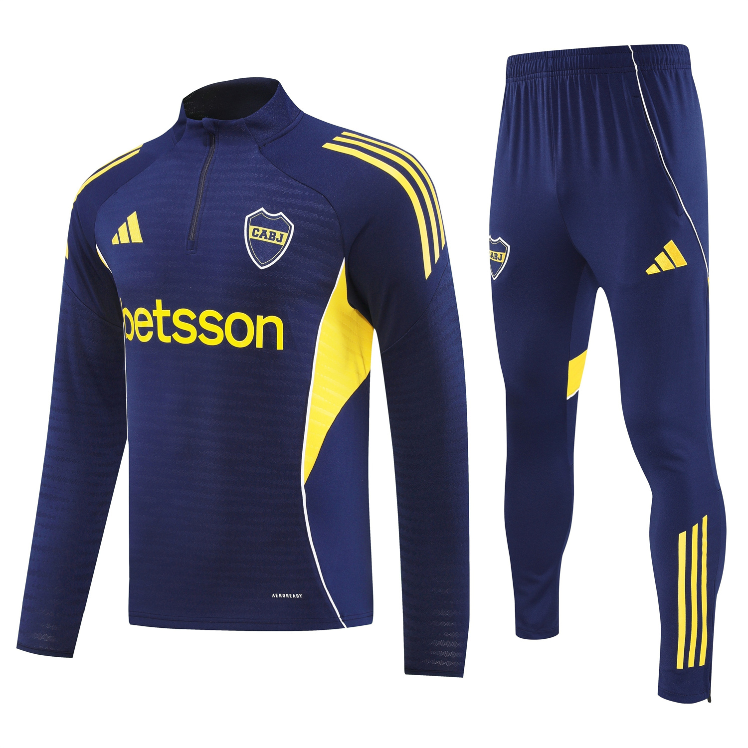 AlphaJersey-Boca Juniors 25-26 Long Sleeves Training Set - Royal Blue Top & Pants