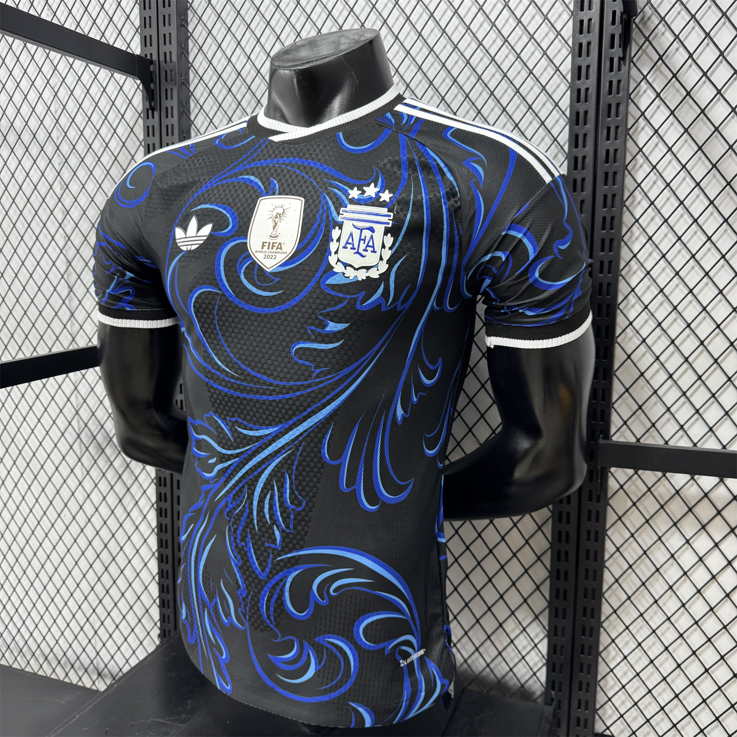 AlphaJersey-Argentina 2026 Away Deep Blue Jersey - Player Version