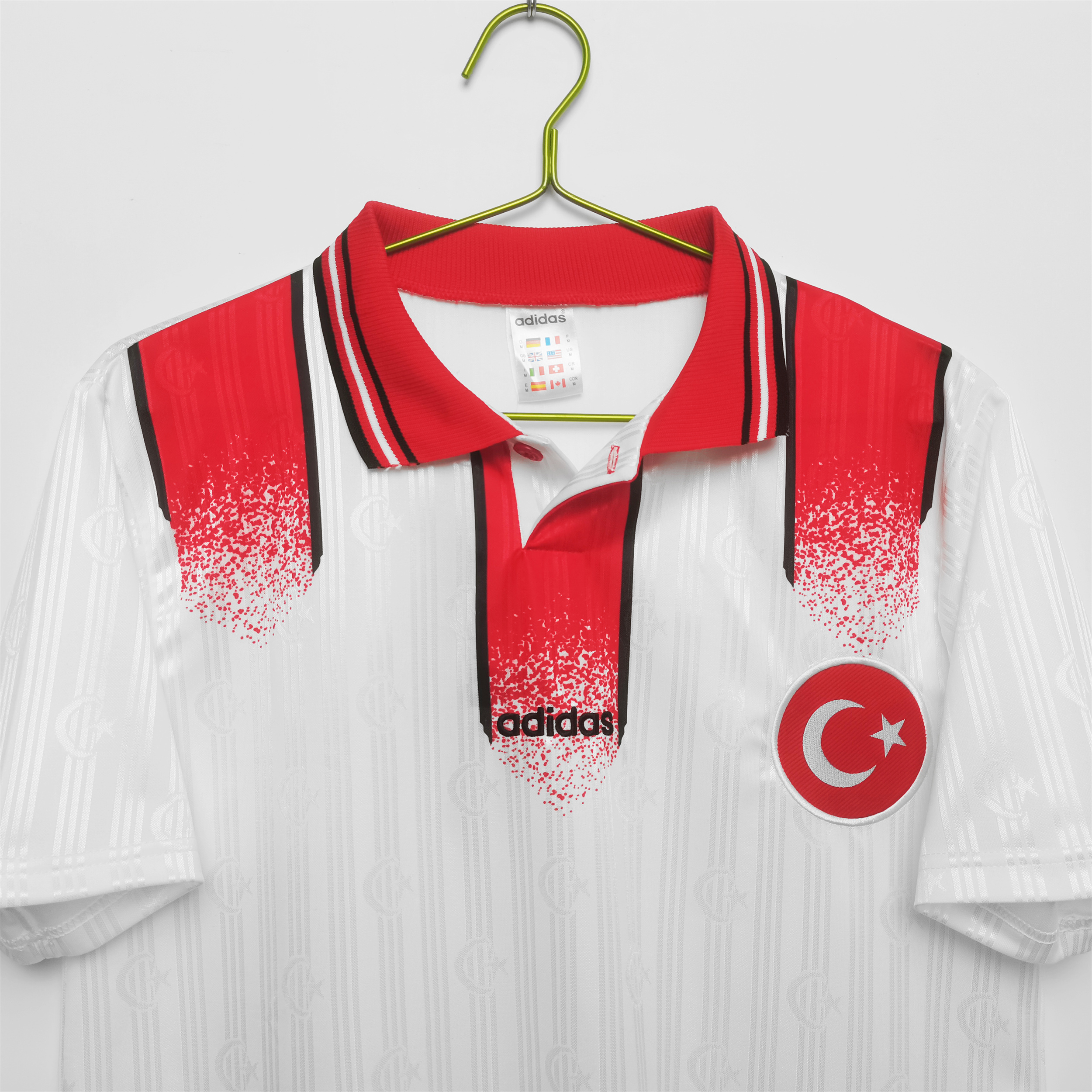 AlphaJersey-Retro Turkey 1996 Away Stadium Jersey
