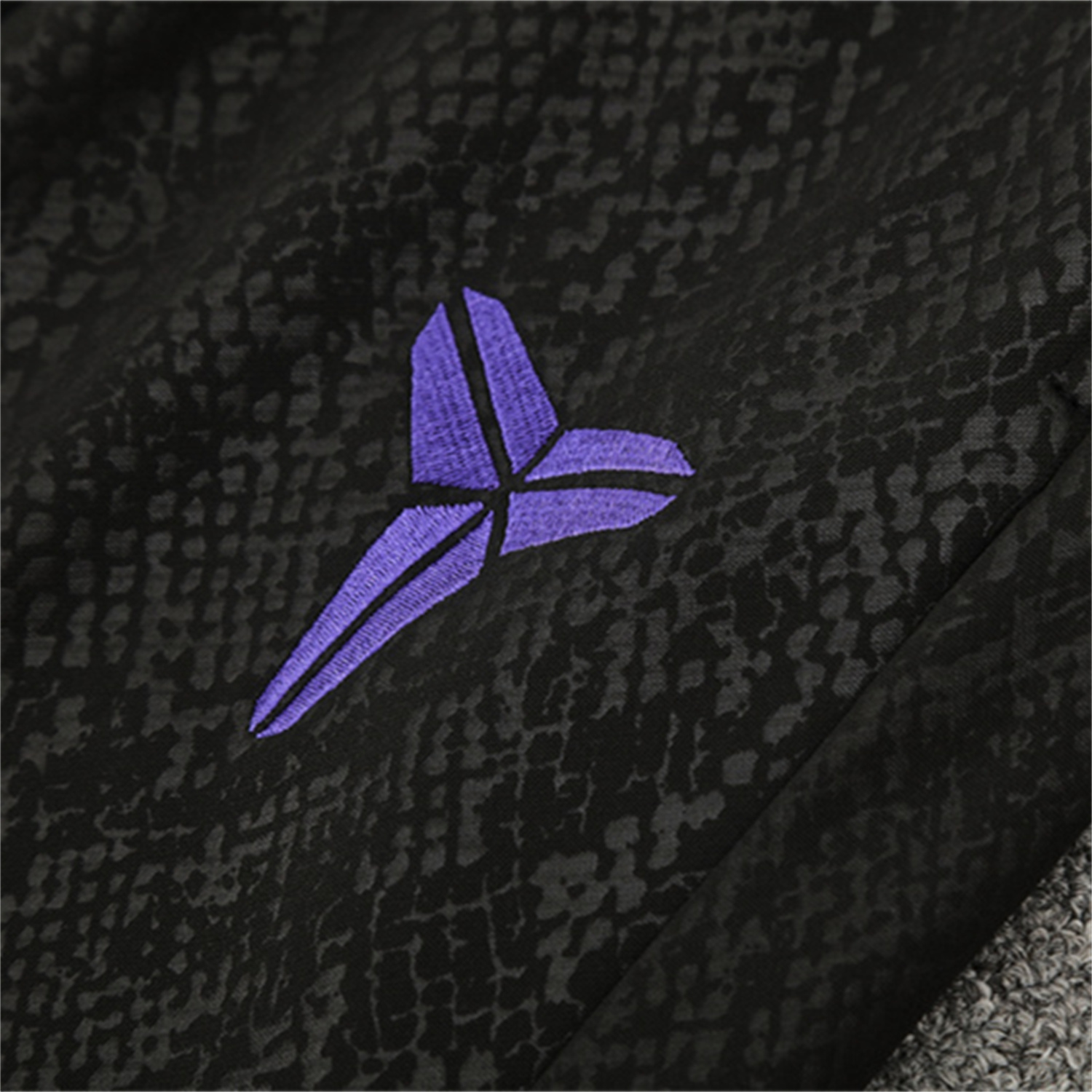 AlphaJersey-Barcelona 25-26 X KB Kids Long Sleeve Training Set - Purple Top & Black Pants