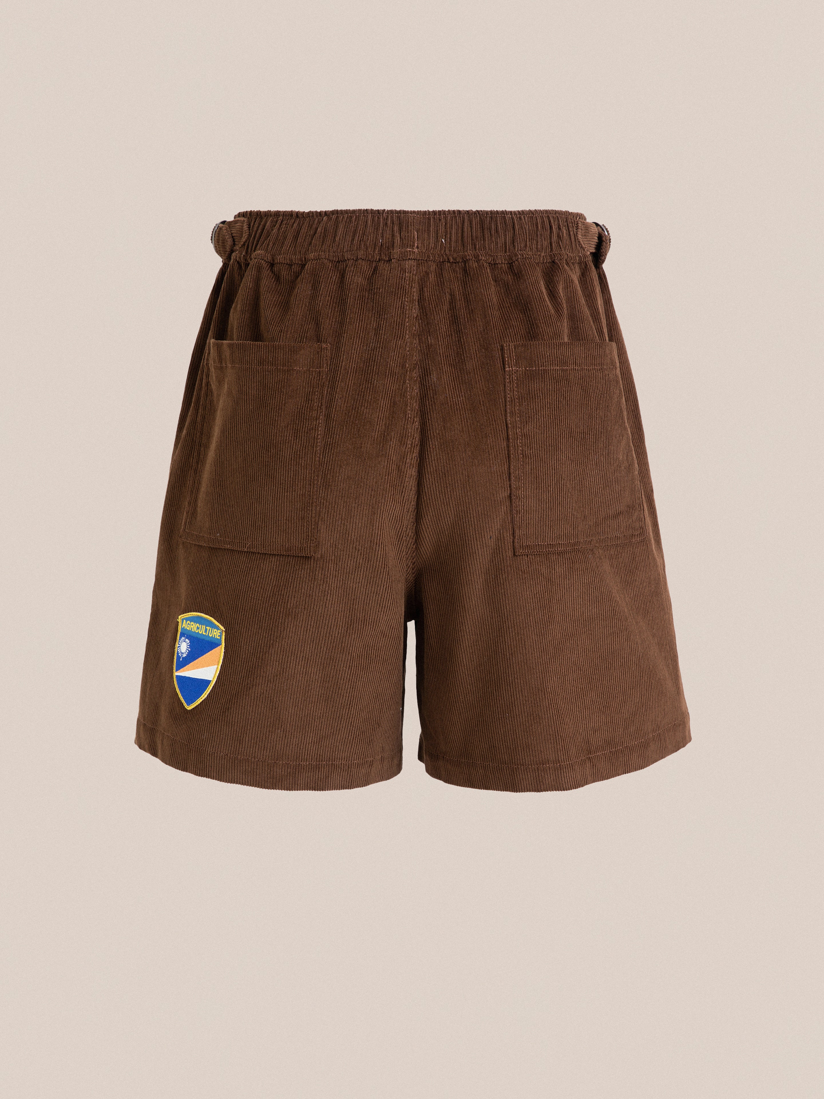 Canoe Multi Patch Corduroy Shorts | Modern Menswear by yycbvcnbmmnbm