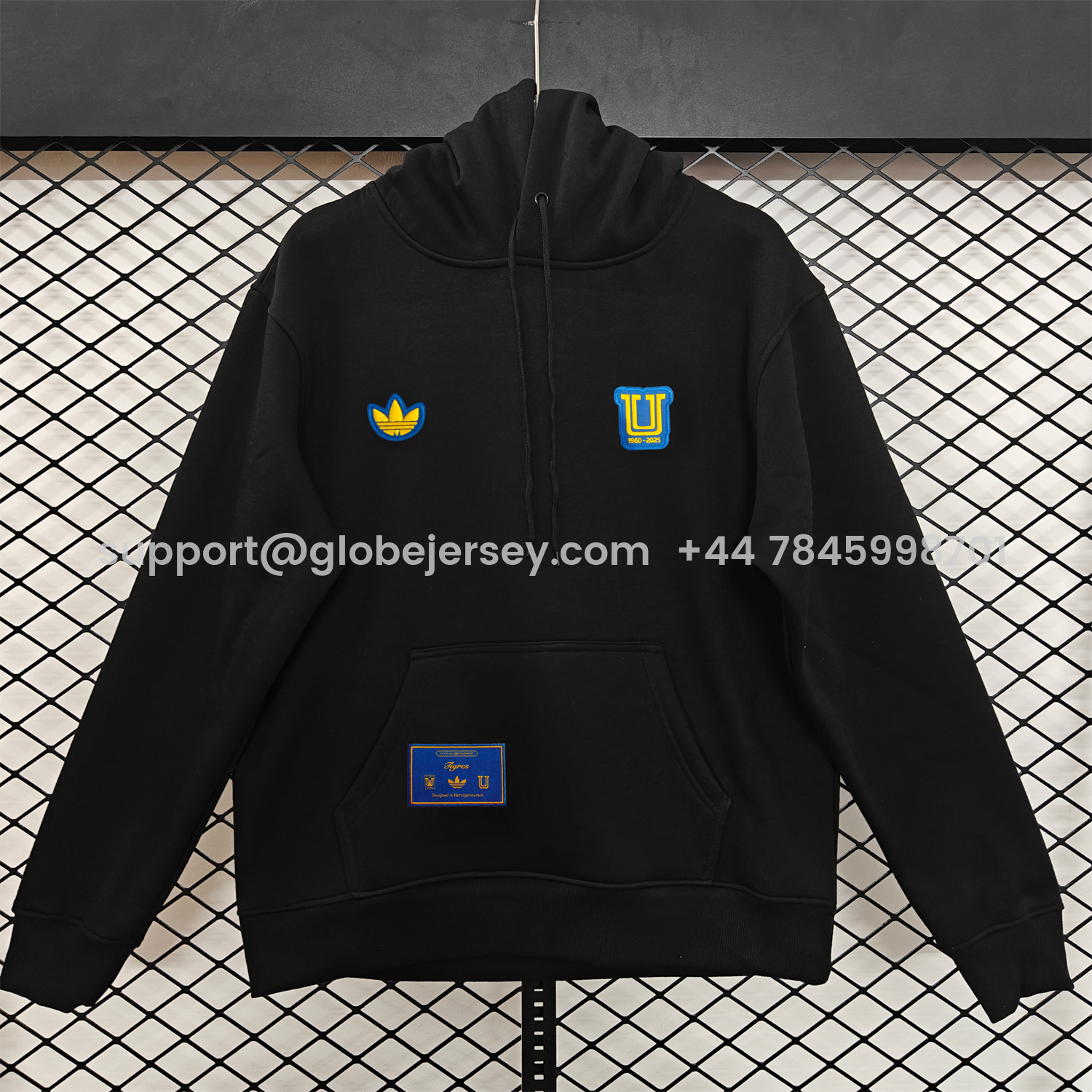 AlphaJersey-Tigres UANL 25-26 Originals Terrace Icon Unisex Pullover Hoodie
