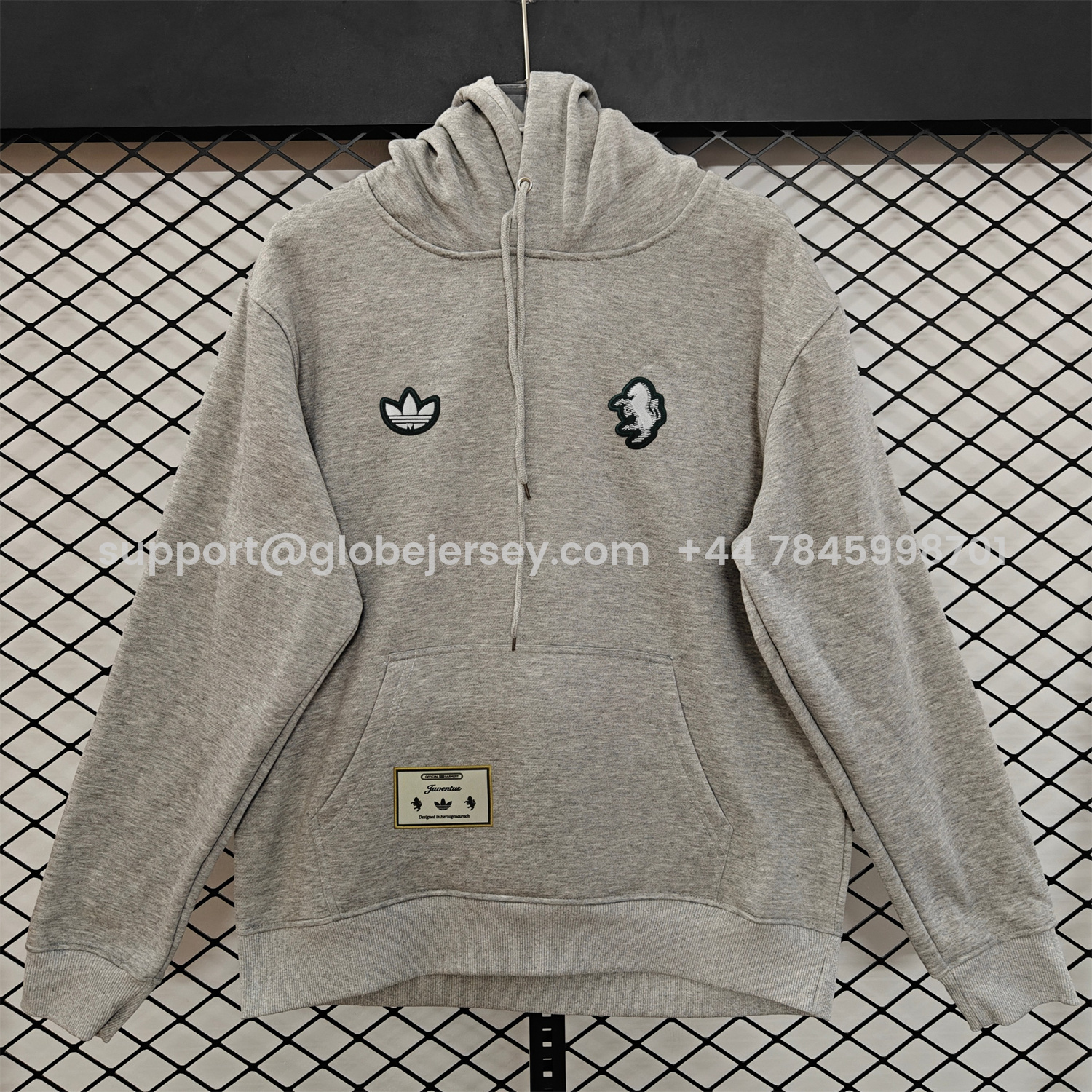 AlphaJersey-Juventus 25-26 Originals Terrace Icon Unisex Pullover Hoodie