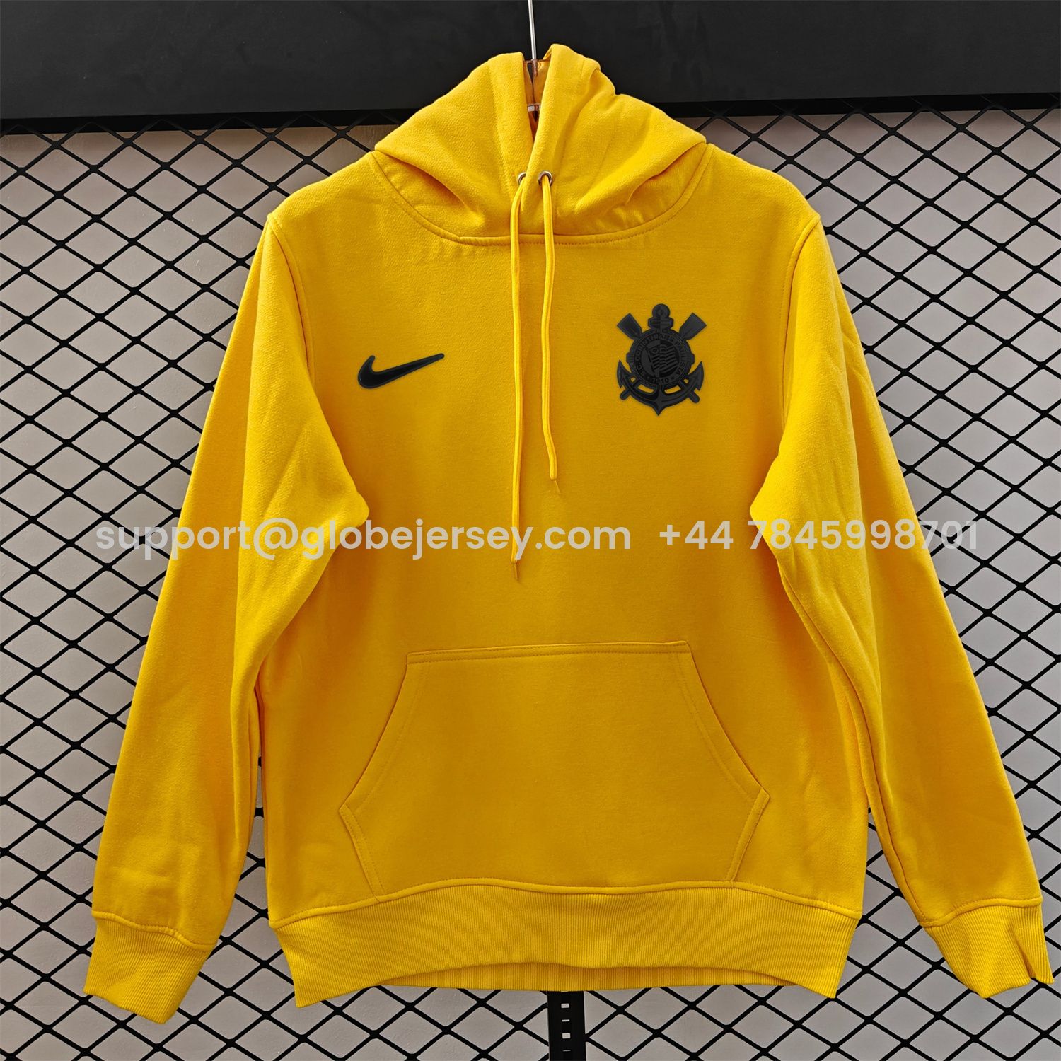 AlphaJersey-Corinthians 25-26 Originals Terrace Black Icon Unisex Pullover Hoodie
