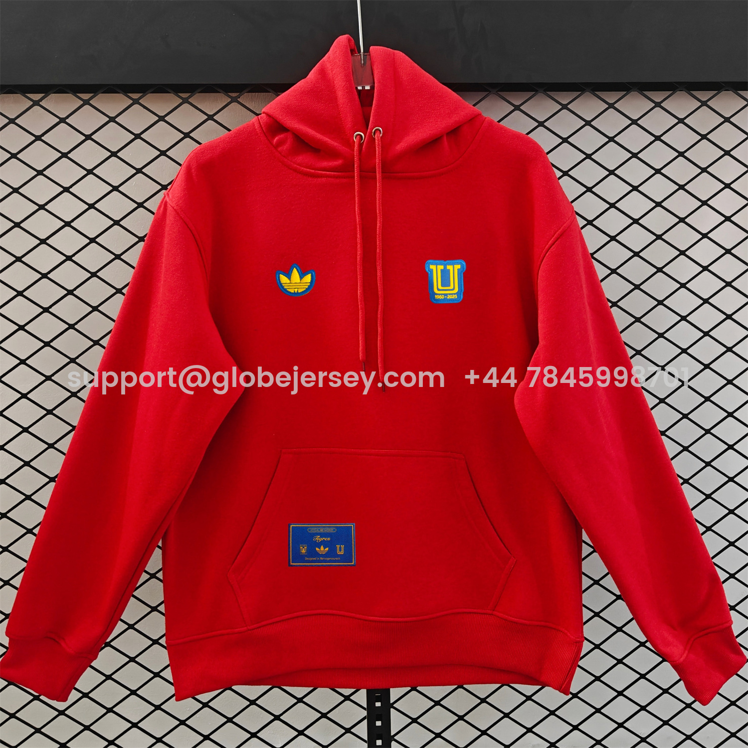 AlphaJersey-Tigres UANL 25-26 Originals Terrace Icon Unisex Pullover Hoodie