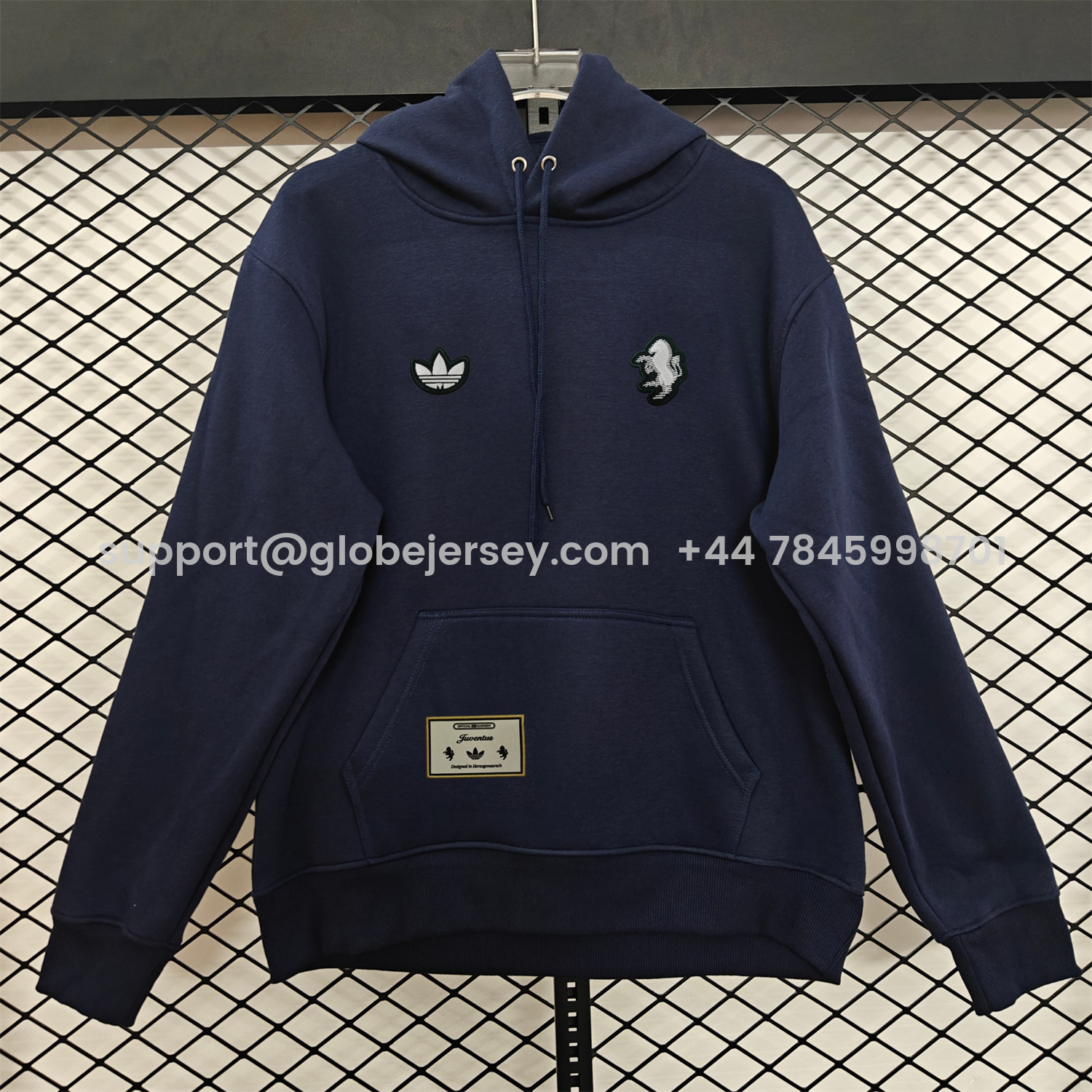 AlphaJersey-Juventus 25-26 Originals Terrace Icon Unisex Pullover Hoodie