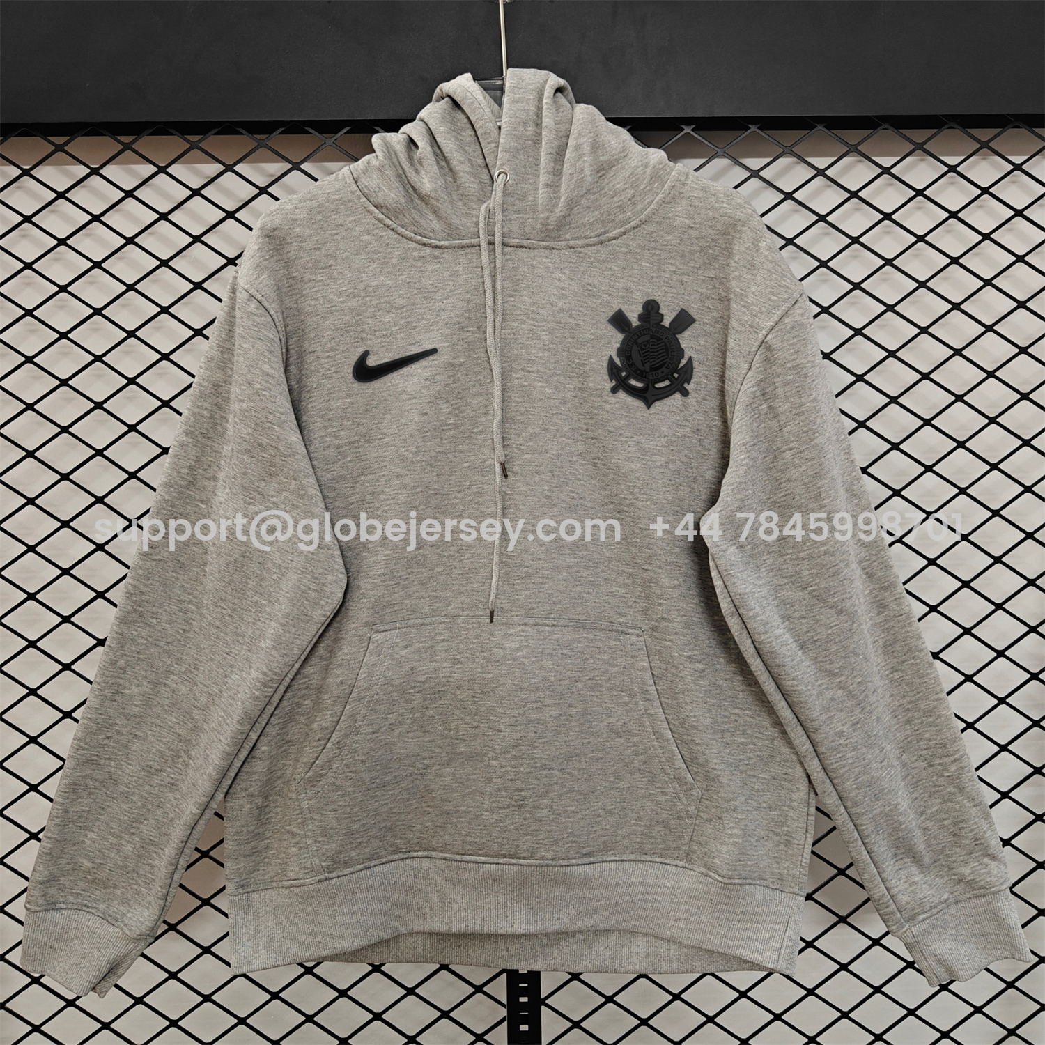 AlphaJersey-Corinthians 25-26 Originals Terrace Black Icon Unisex Pullover Hoodie