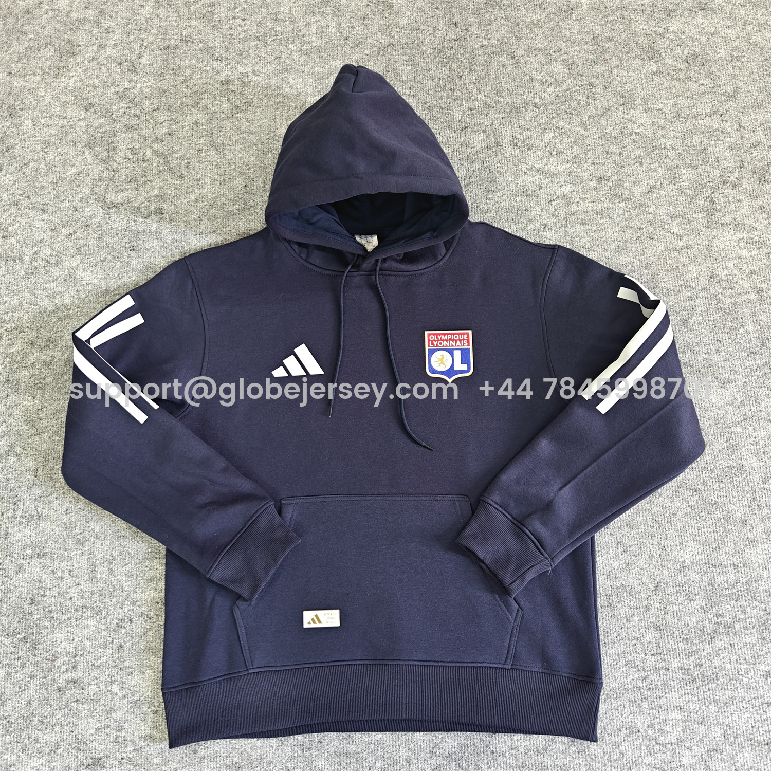 AlphaJersey-Lyon 25-26 Home Unisex Pullover Hoodie
