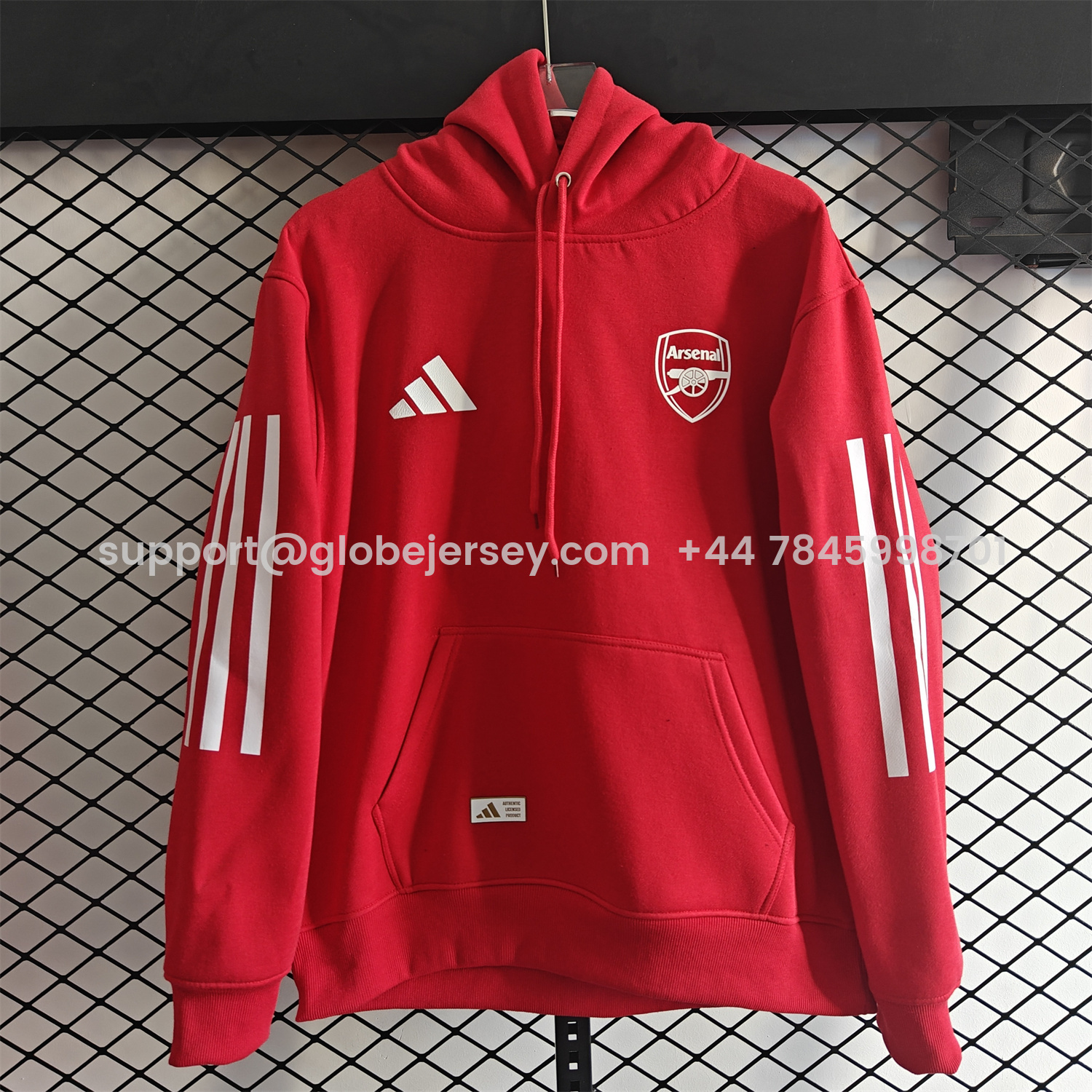AlphaJersey-Arsenal 25-26 Home Unisex Pullover Hoodie