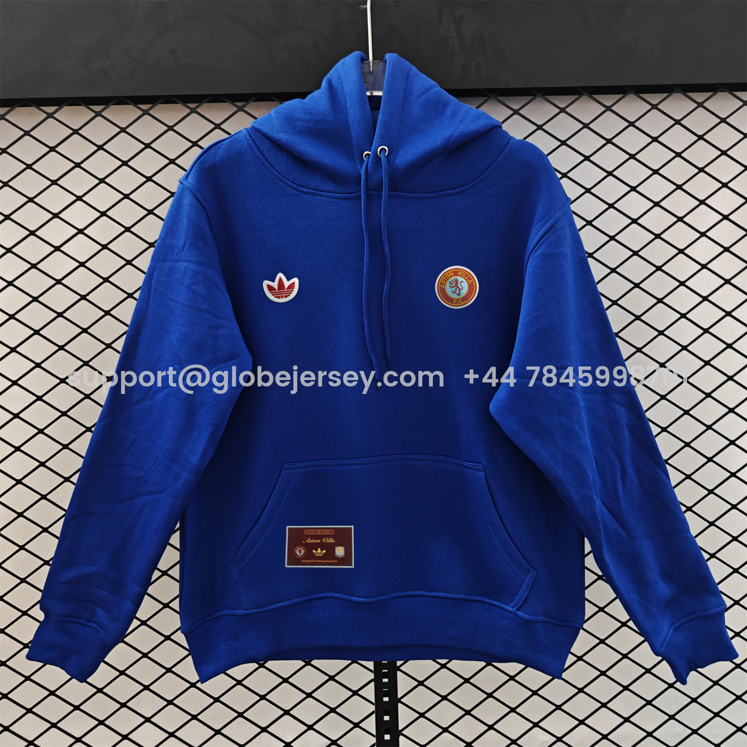 AlphaJersey-Aston Villa 25-26 Originals Terrace Icon Unisex Pullover Hoodie