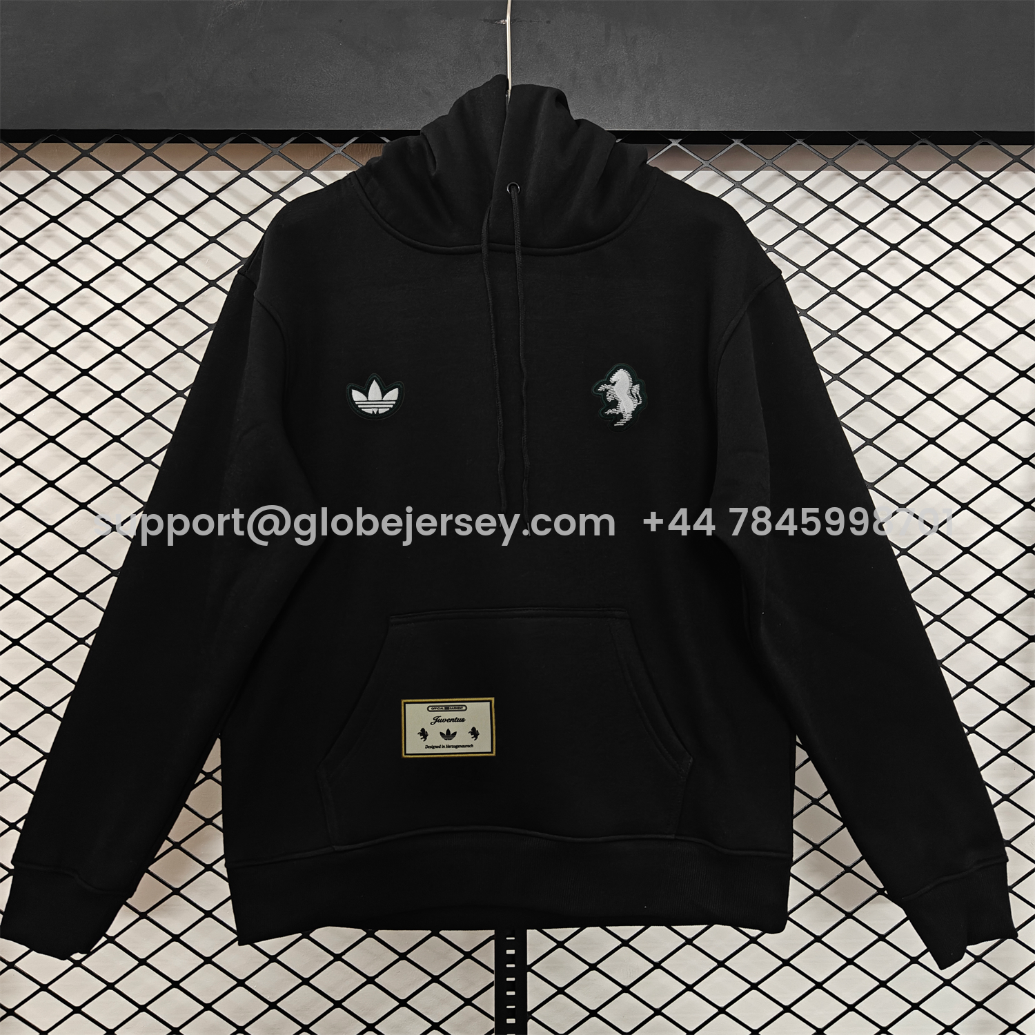 AlphaJersey-Juventus 25-26 Originals Terrace Icon Unisex Pullover Hoodie
