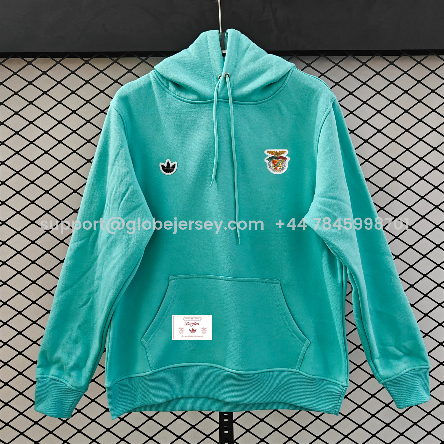 AlphaJersey-Benfica 25-26 Originals Terrace Icon Unisex Pullover Hoodie