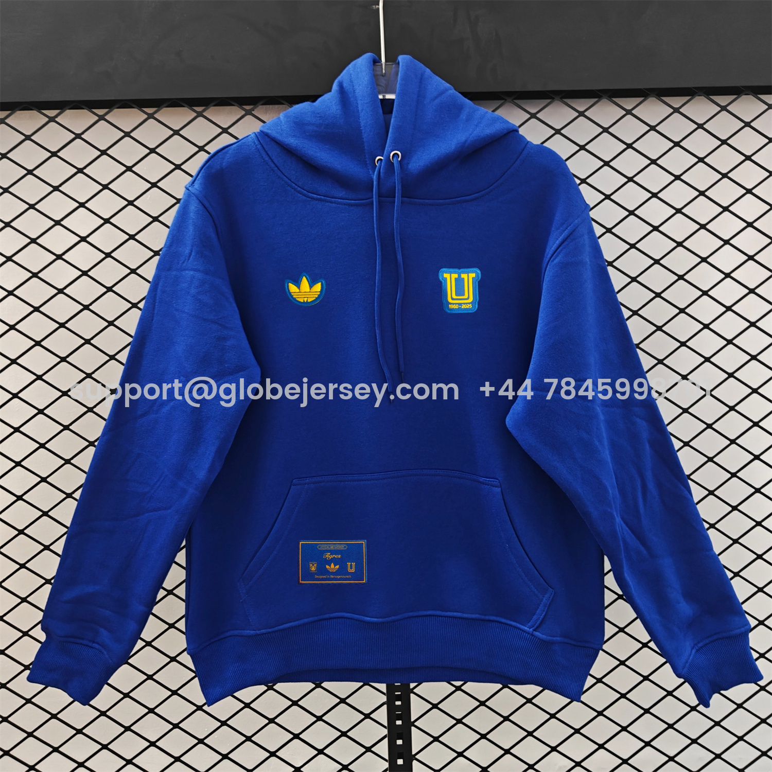 AlphaJersey-Tigres UANL 25-26 Originals Terrace Icon Unisex Pullover Hoodie