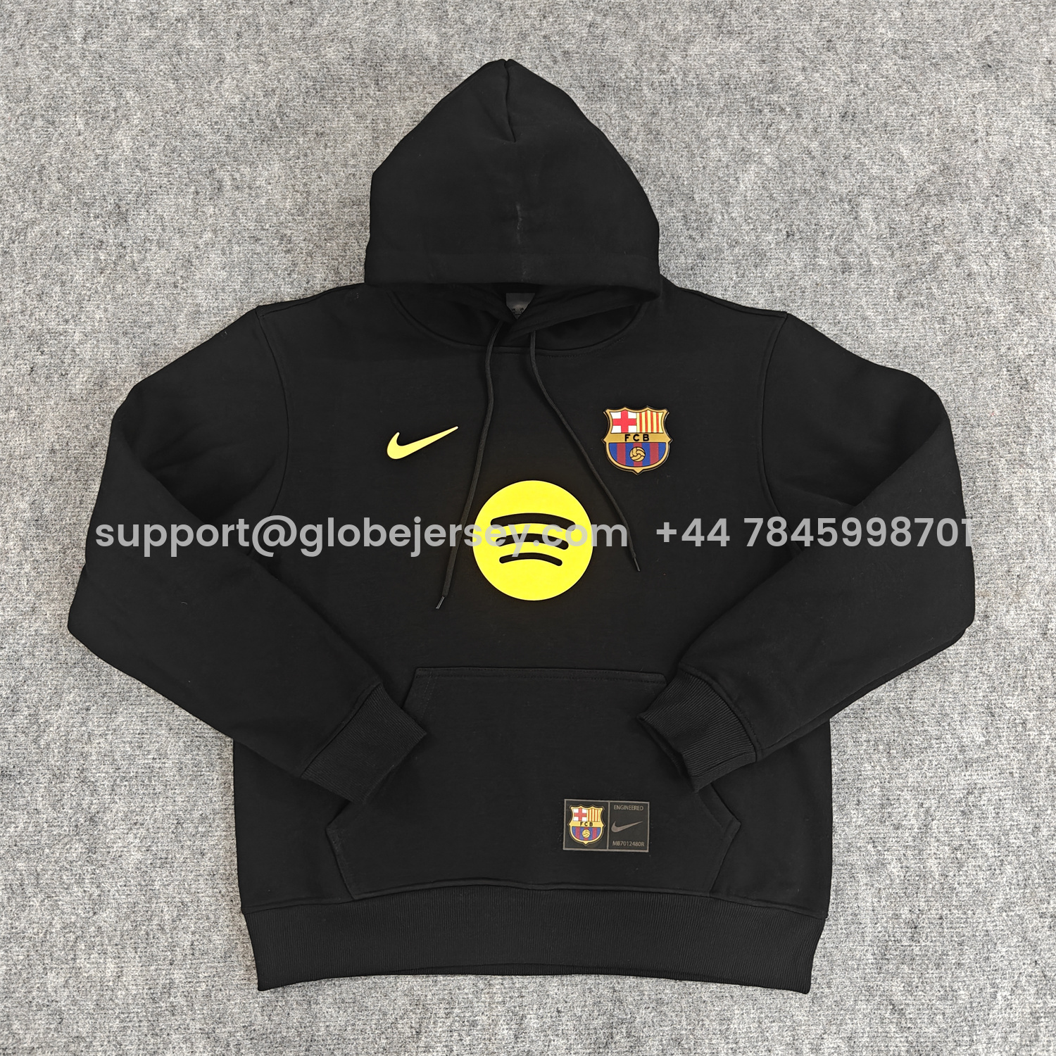 AlphaJersey-Barcelona 25-26 Big Logo Unisex Pullover Hoodie