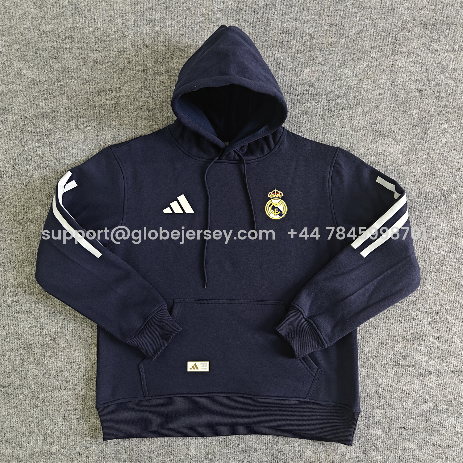 AlphaJersey-Real Madrid 25-26 Home Unisex Pullover Hoodie