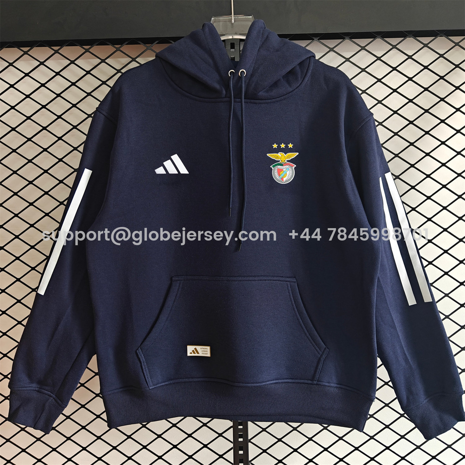 AlphaJersey-Benfica 25-26 Home Unisex Pullover Hoodie