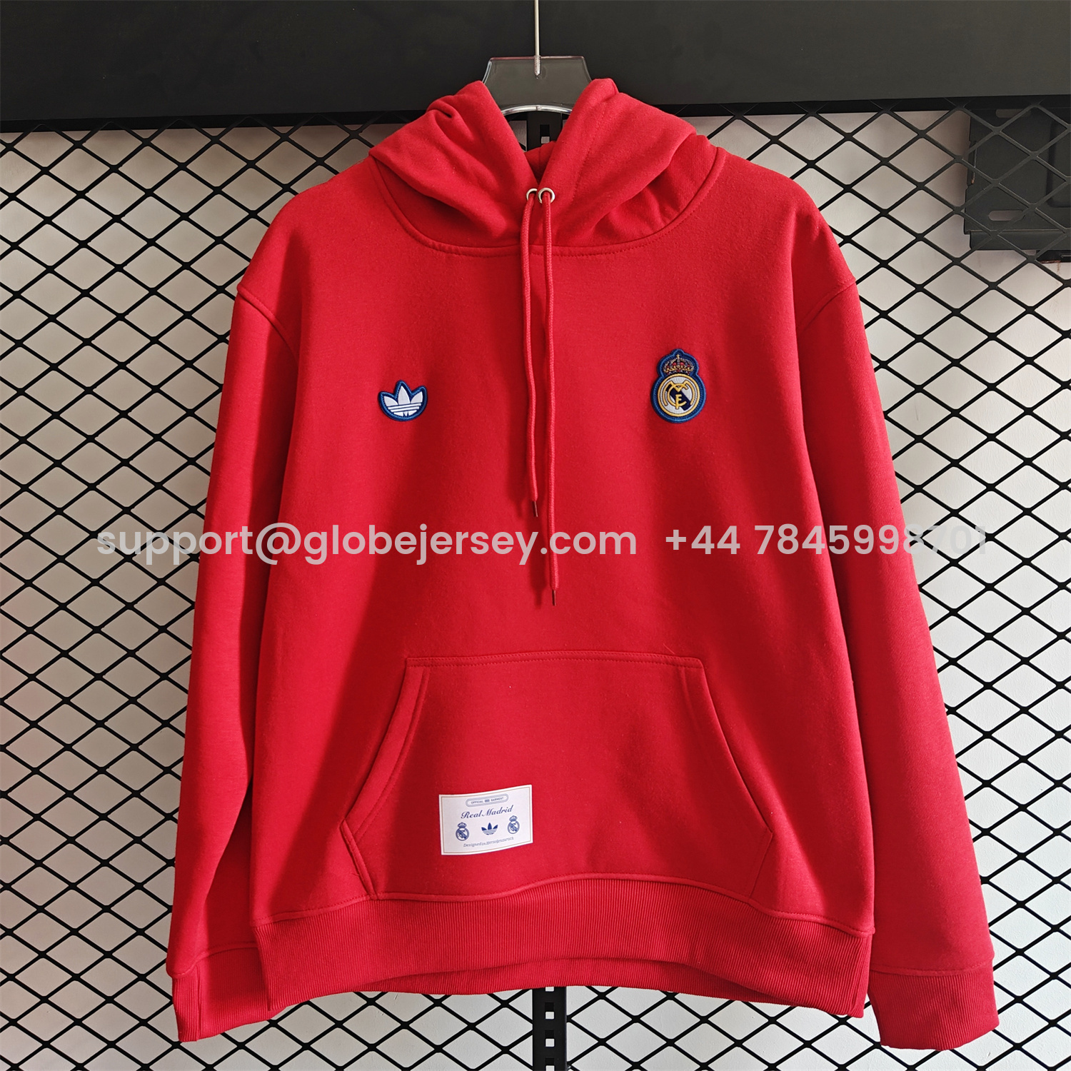 AlphaJersey-Real Madrid 25-26 Originals Terrace Icon Unisex Pullover Hoodie